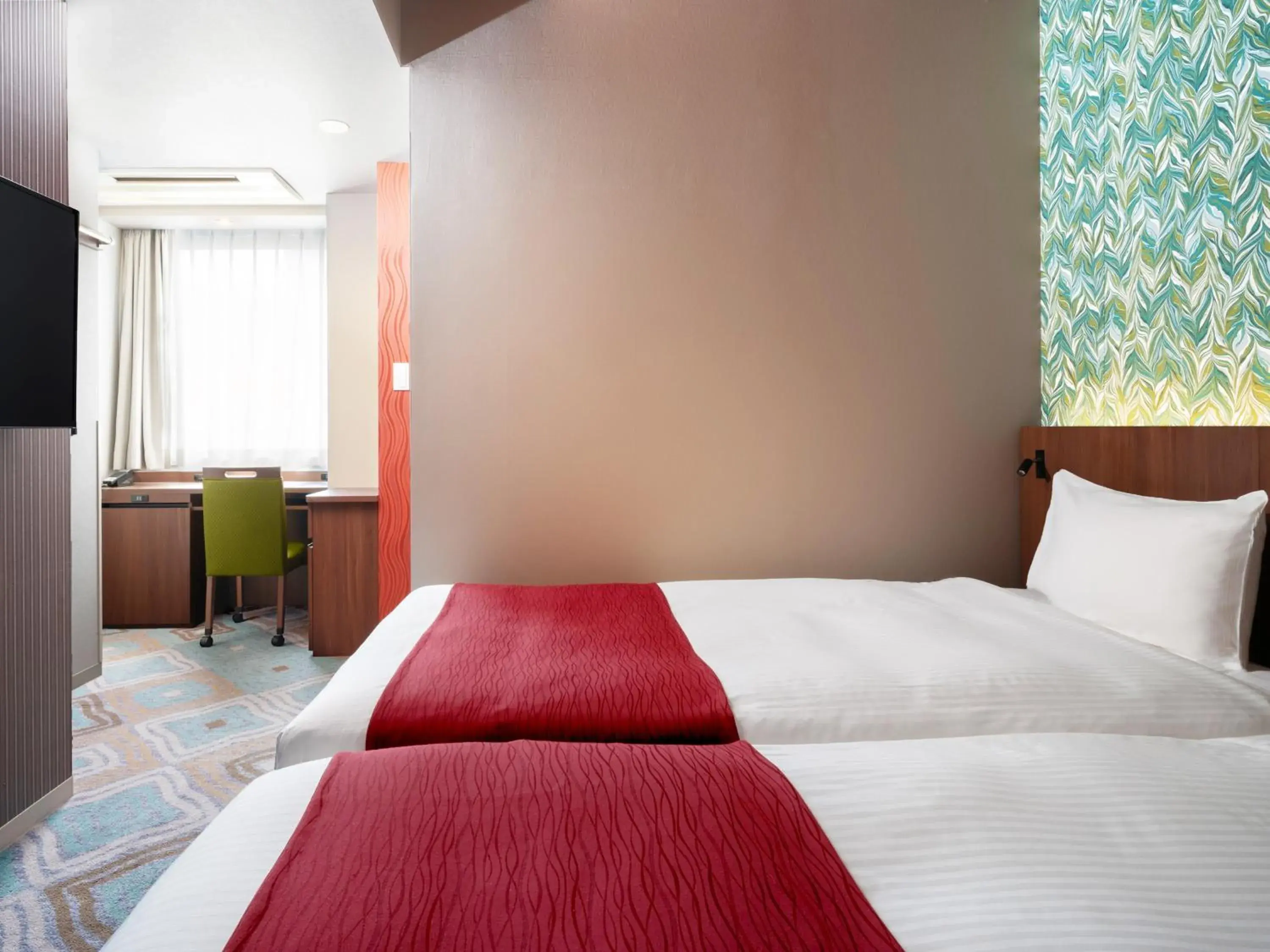 Hollywood Twin Room - Non-Smoking in the b sapporo Hollywood Twin Room - Non-Smoking in the b sapporo