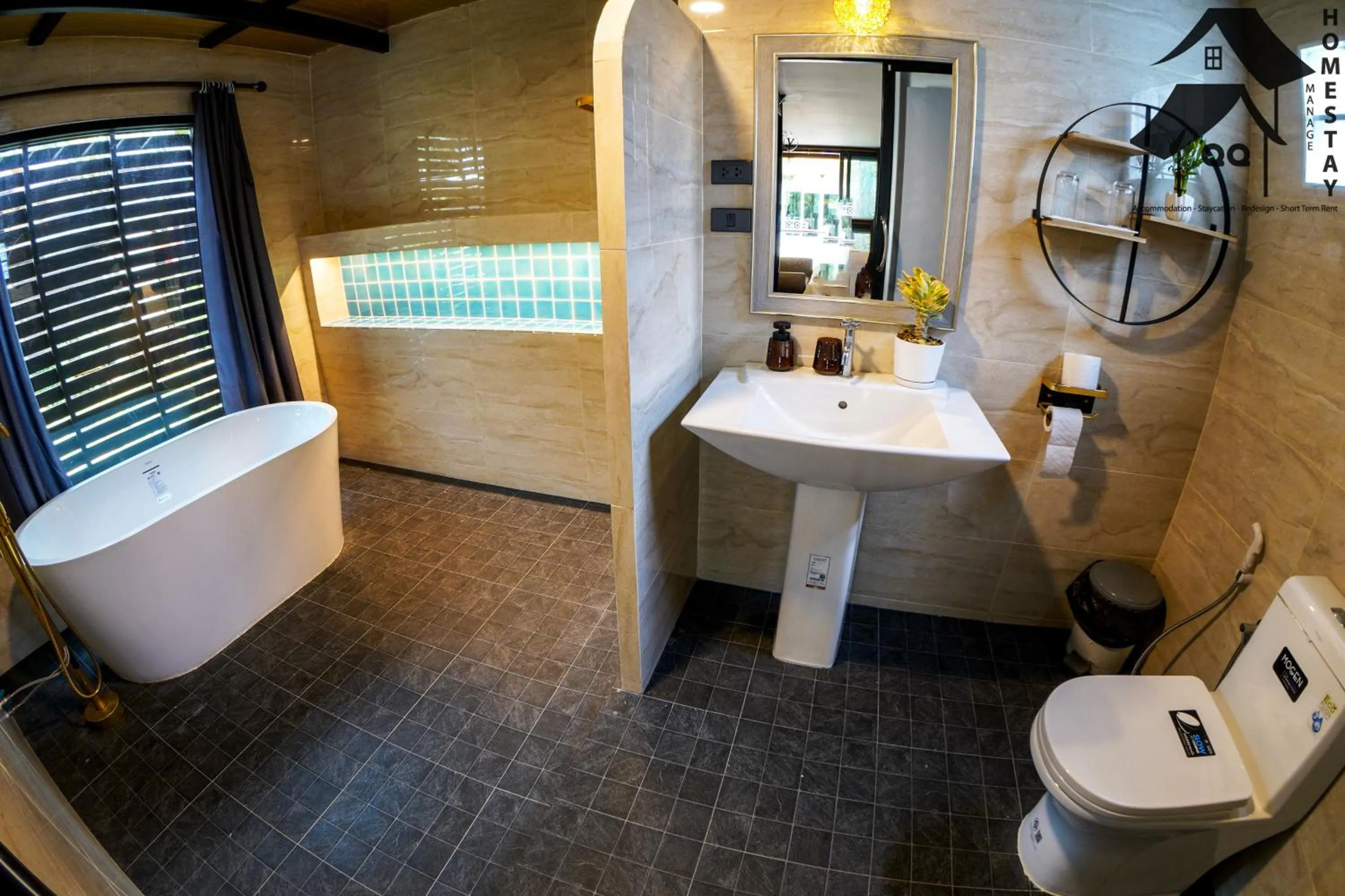 Shower in Happy Garden Resort Betong