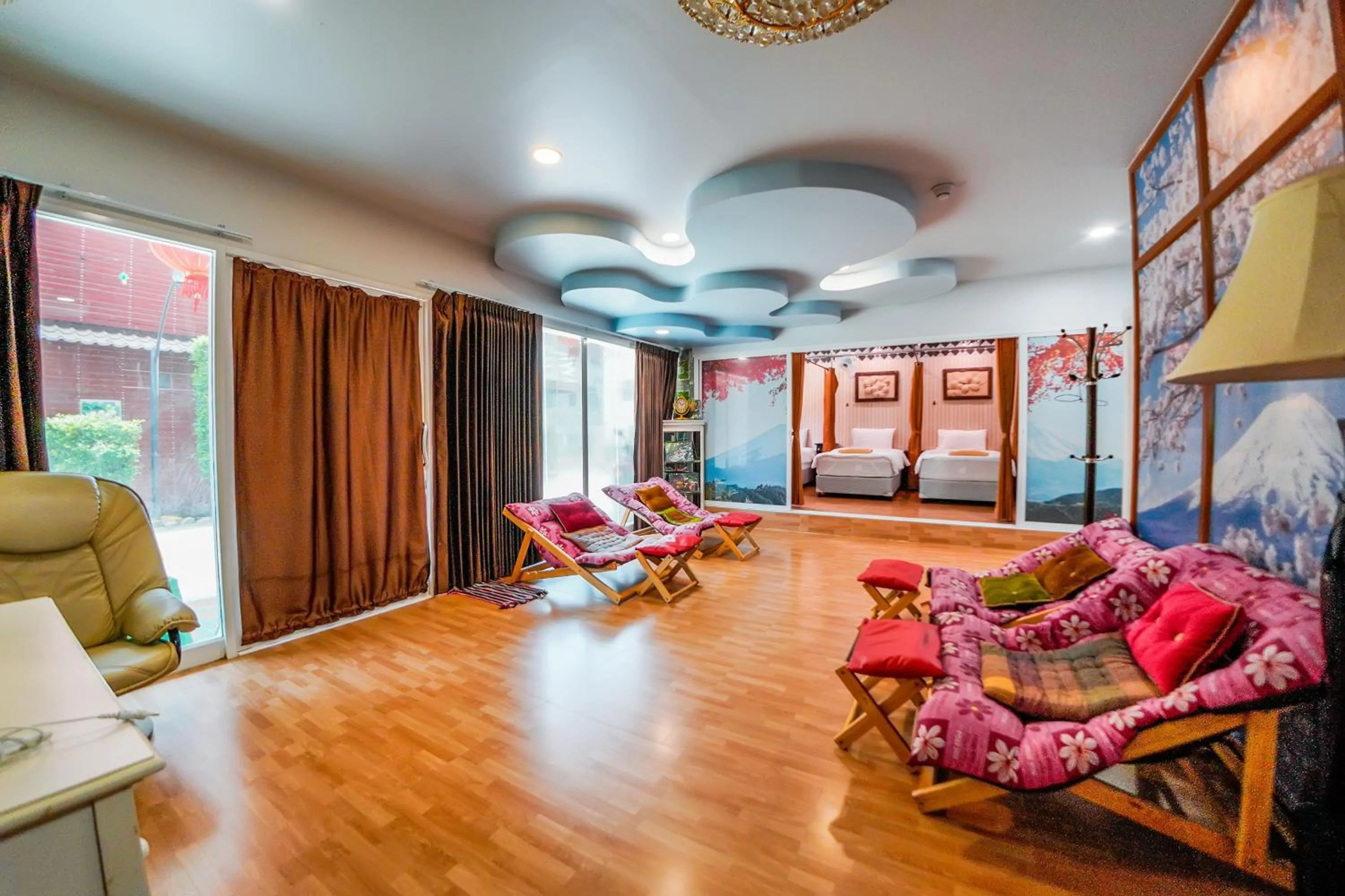 Living room in Happy Garden Resort Betong