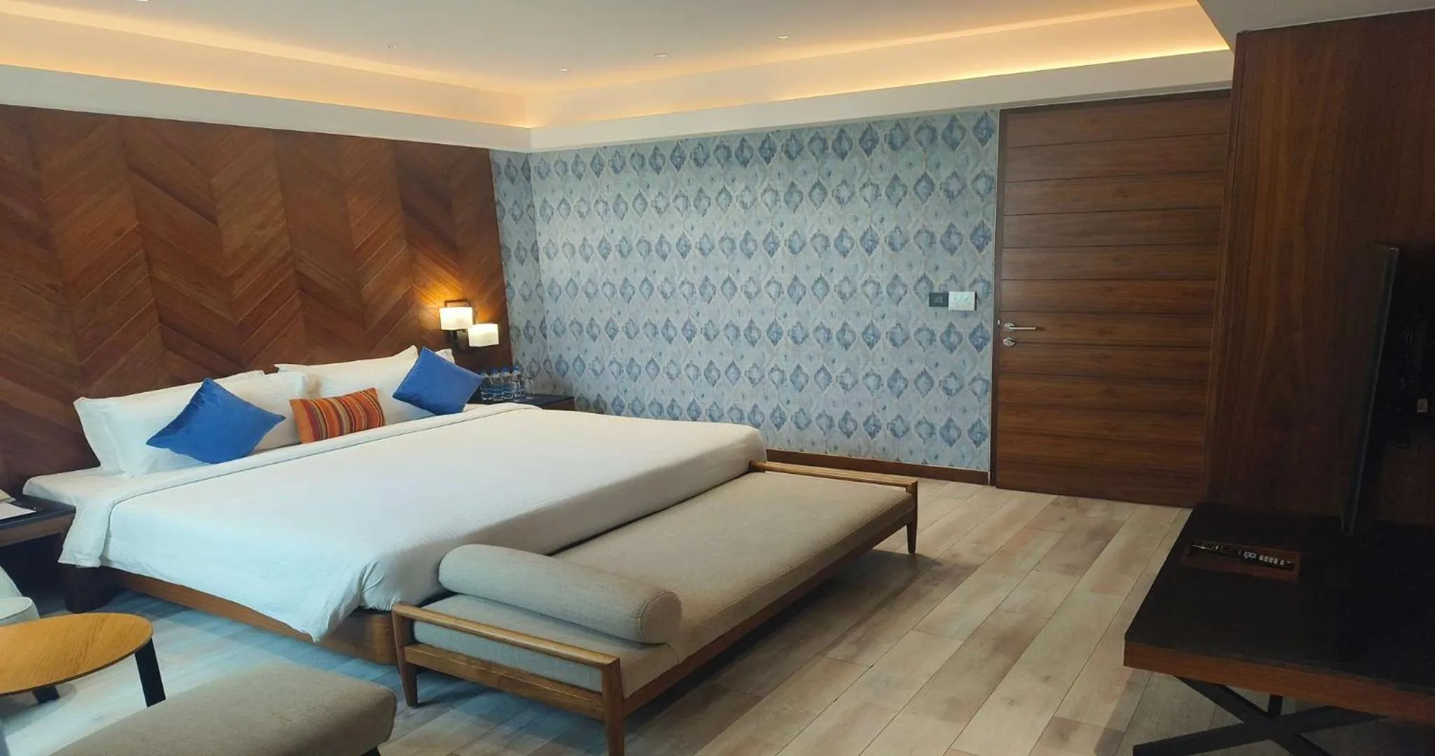 Bed in The Golkonda Resort and Spa