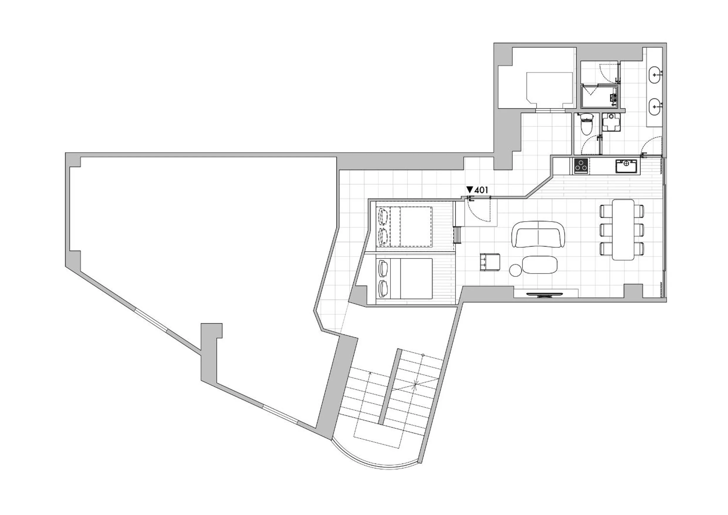 Floor plan in illi Com Shimokitazawa