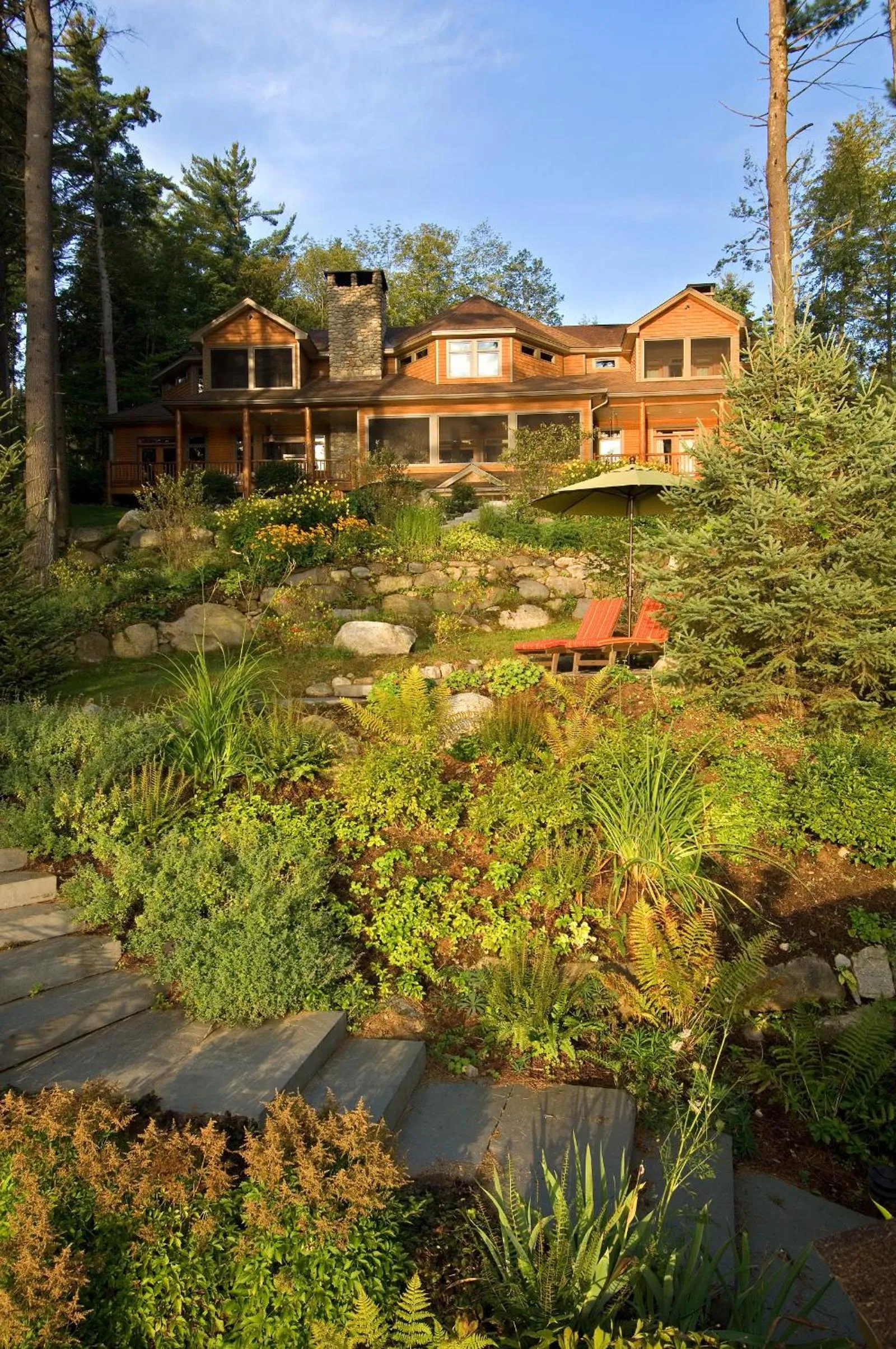 Facade/entrance in The Fern Lodge