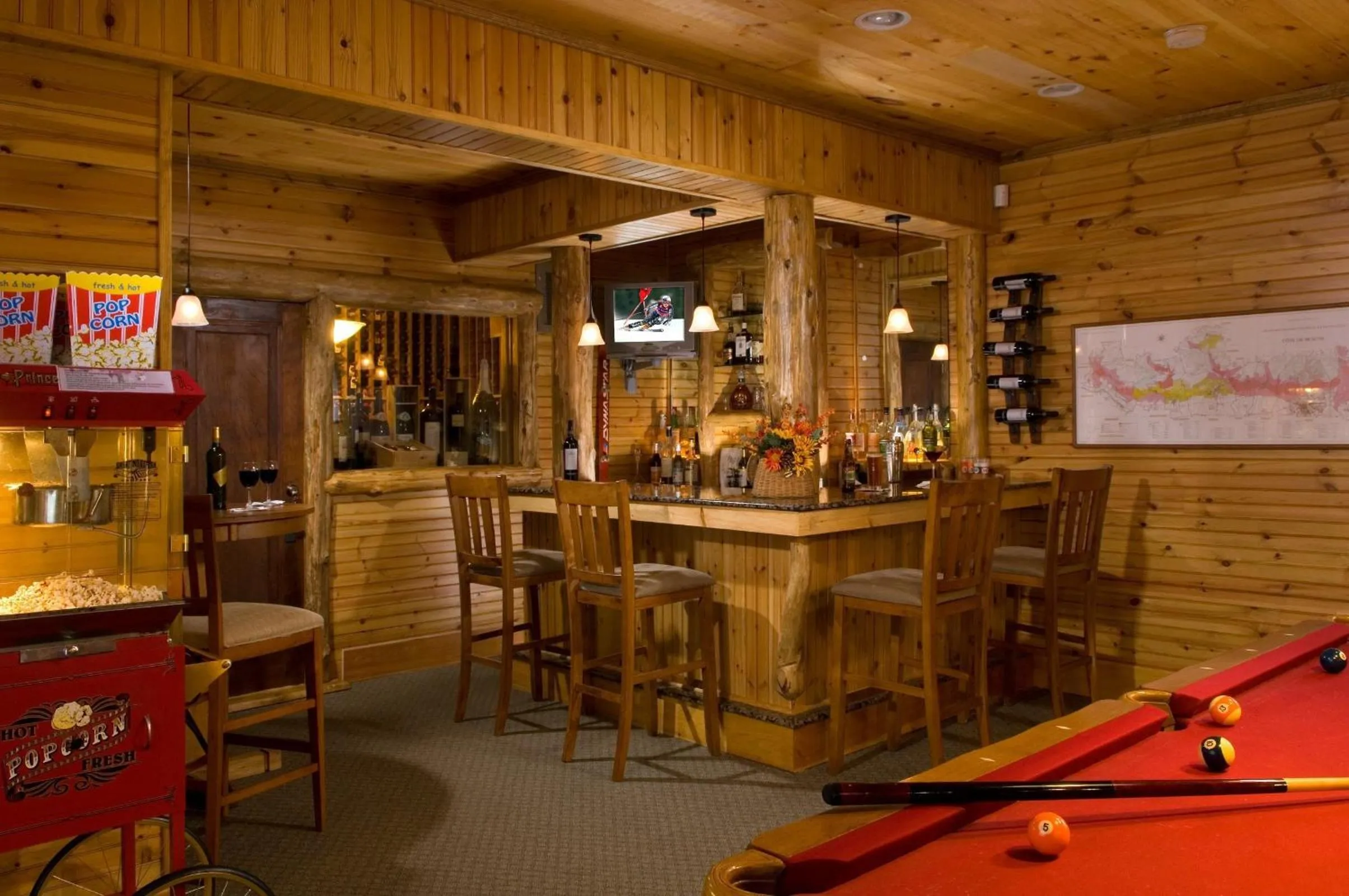 Communal lounge/ TV room in The Fern Lodge