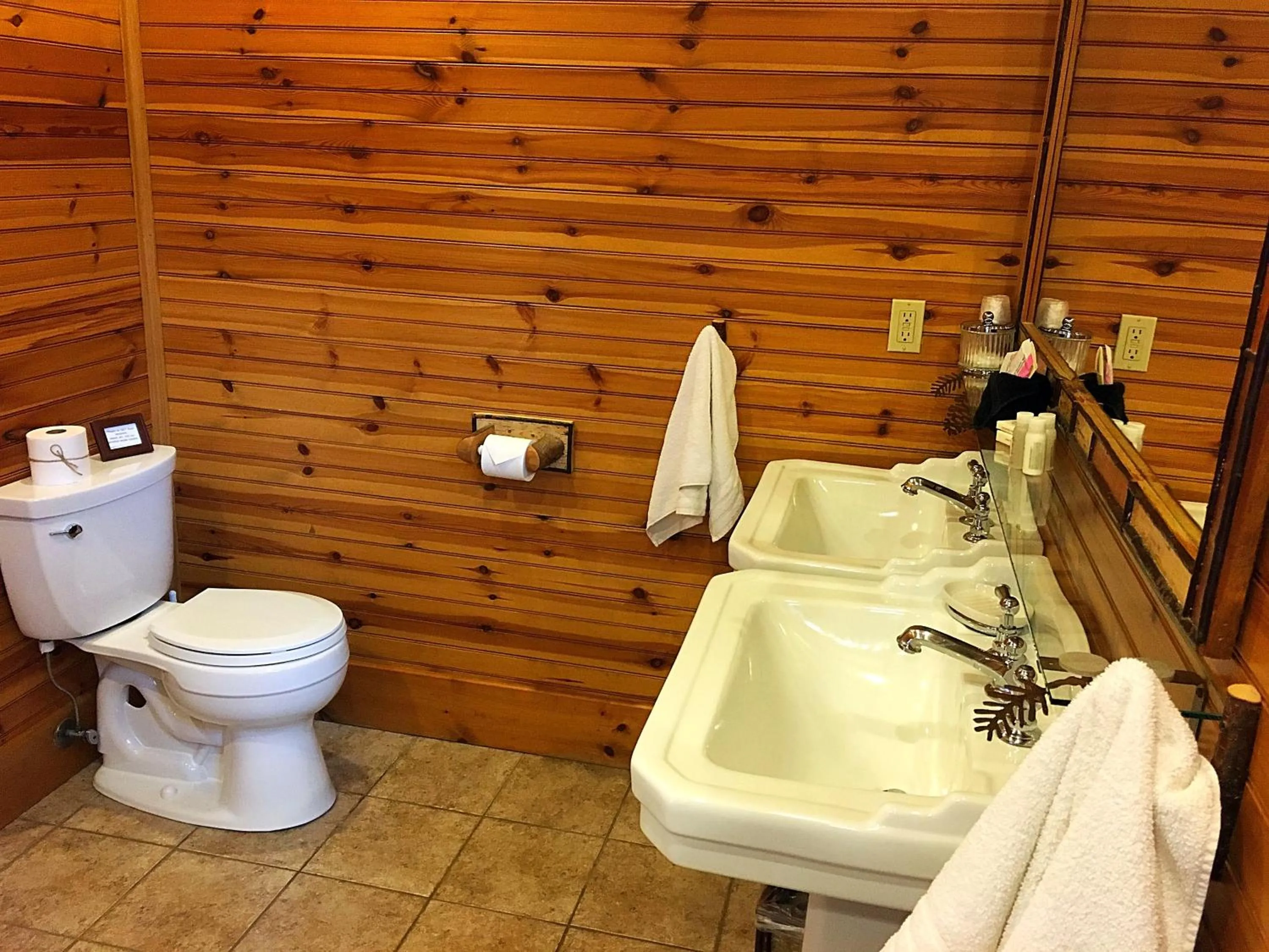 Bathroom in The Fern Lodge