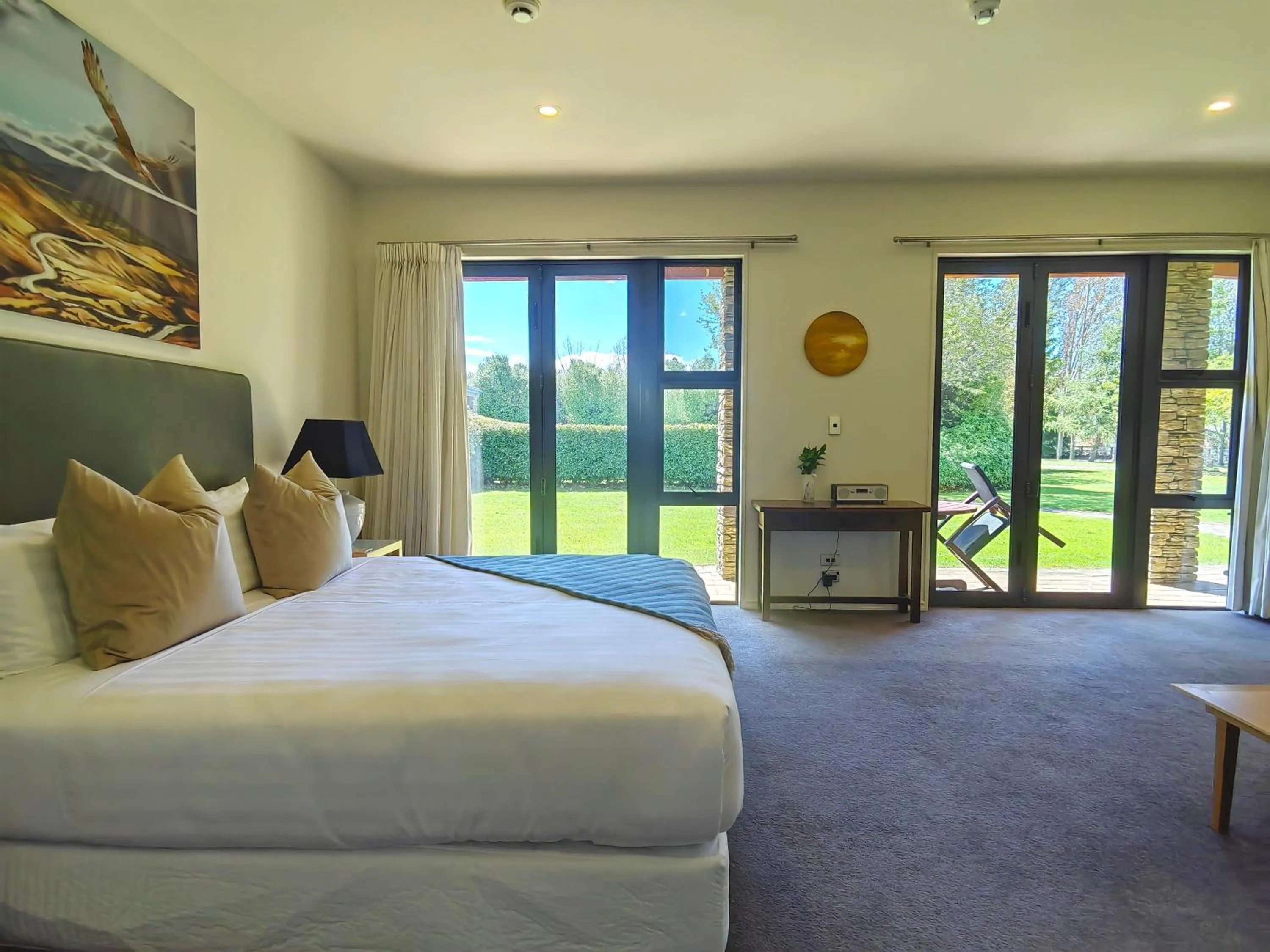 Bed in Lime Tree Lodge