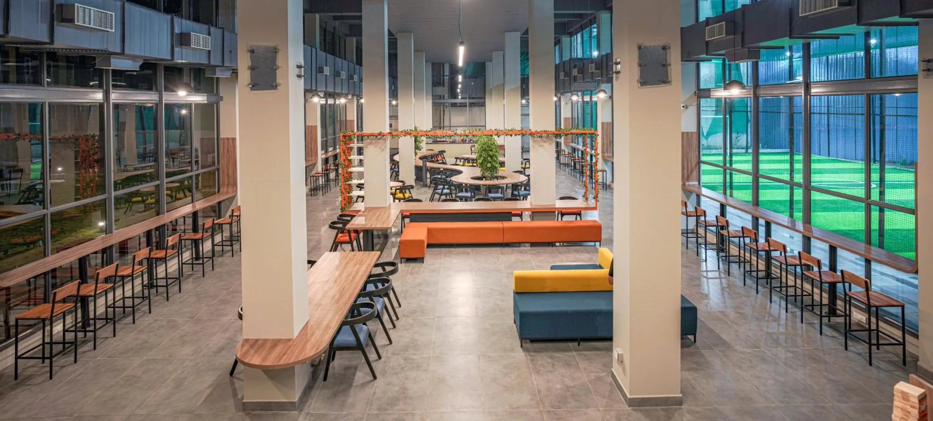 Living room in Yello! Stays ITP