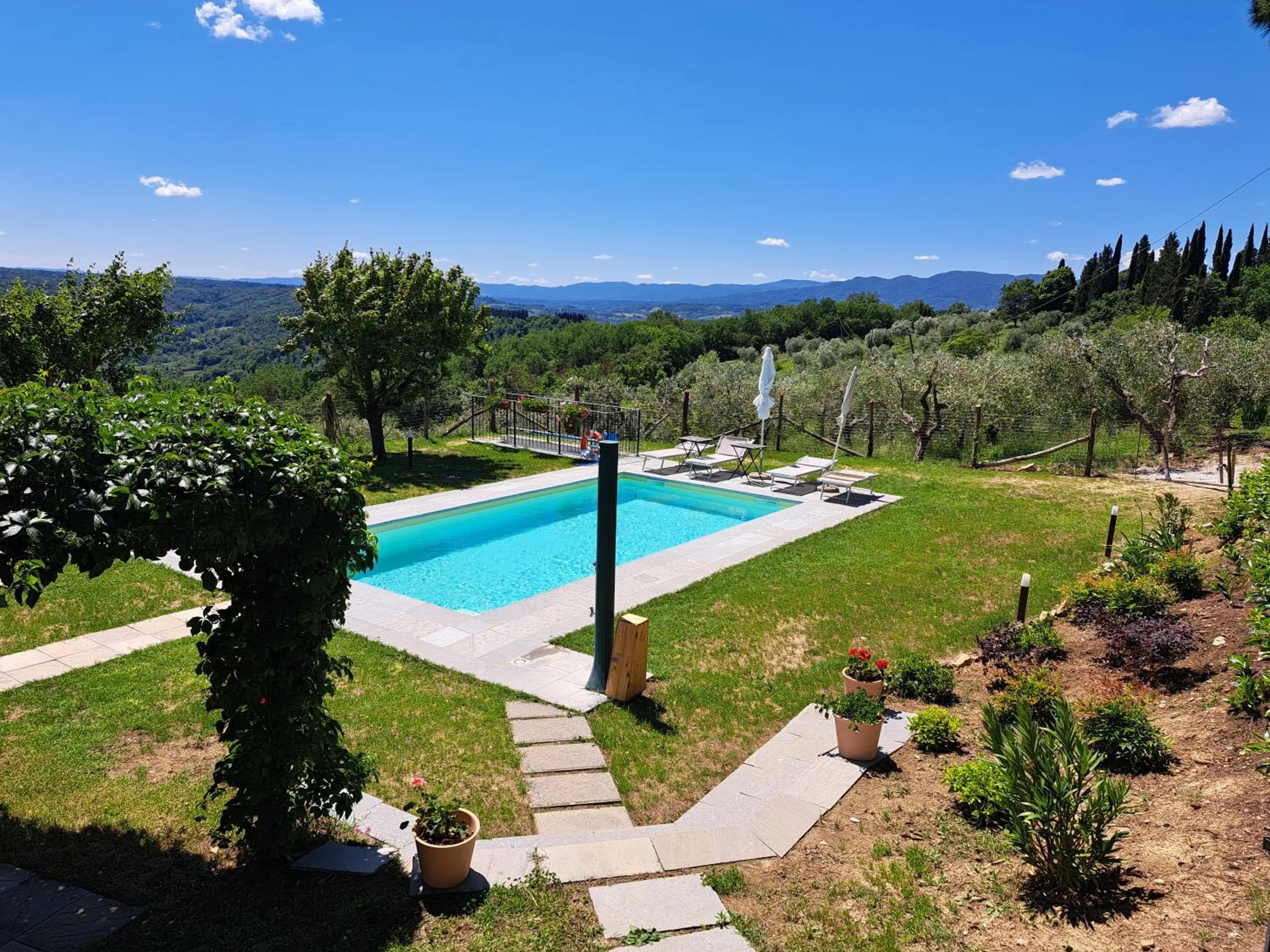 Swimming pool in La Favilletta Casa Vacanze