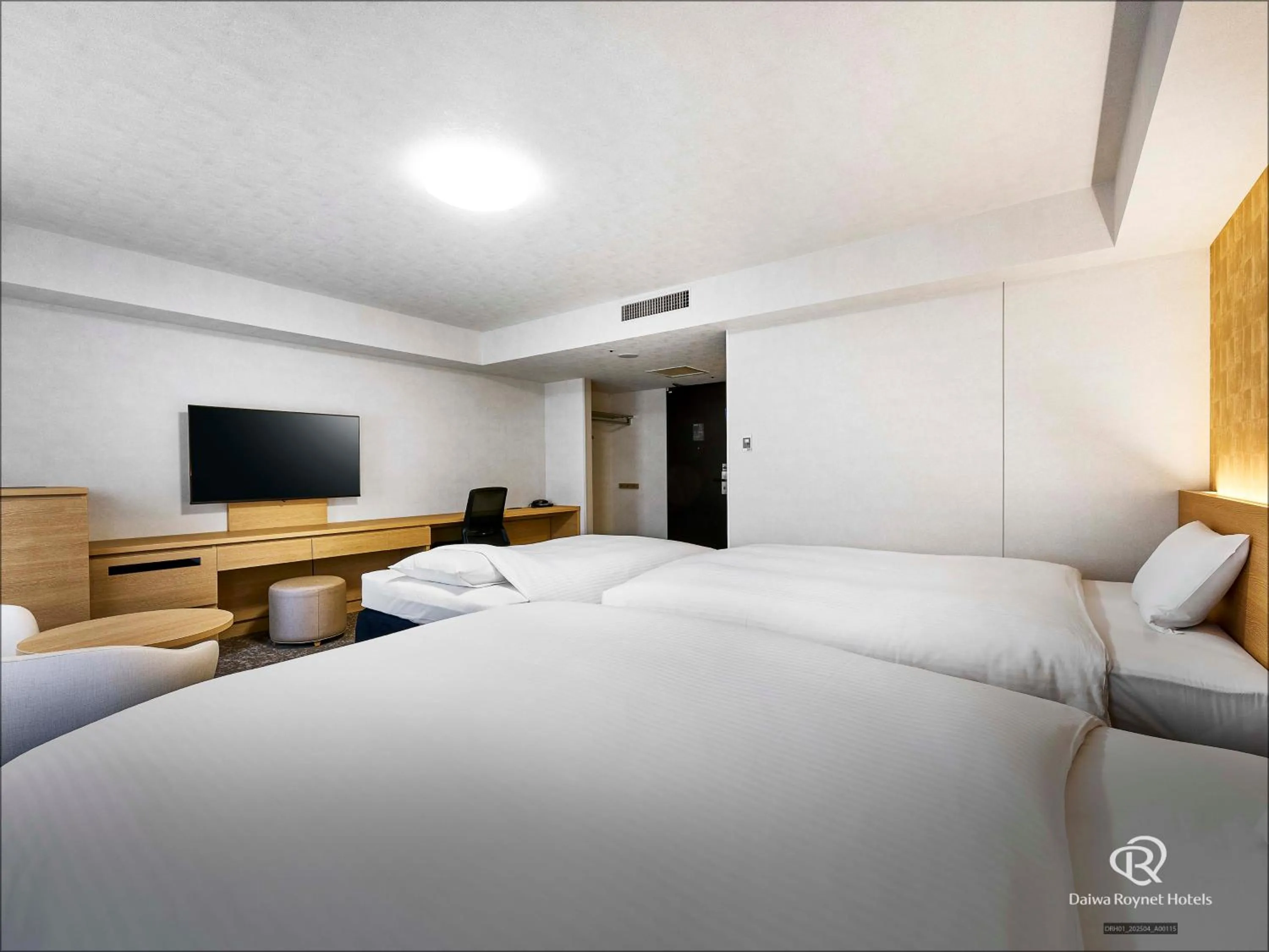 Bed in Daiwa Roynet Hotel Morioka