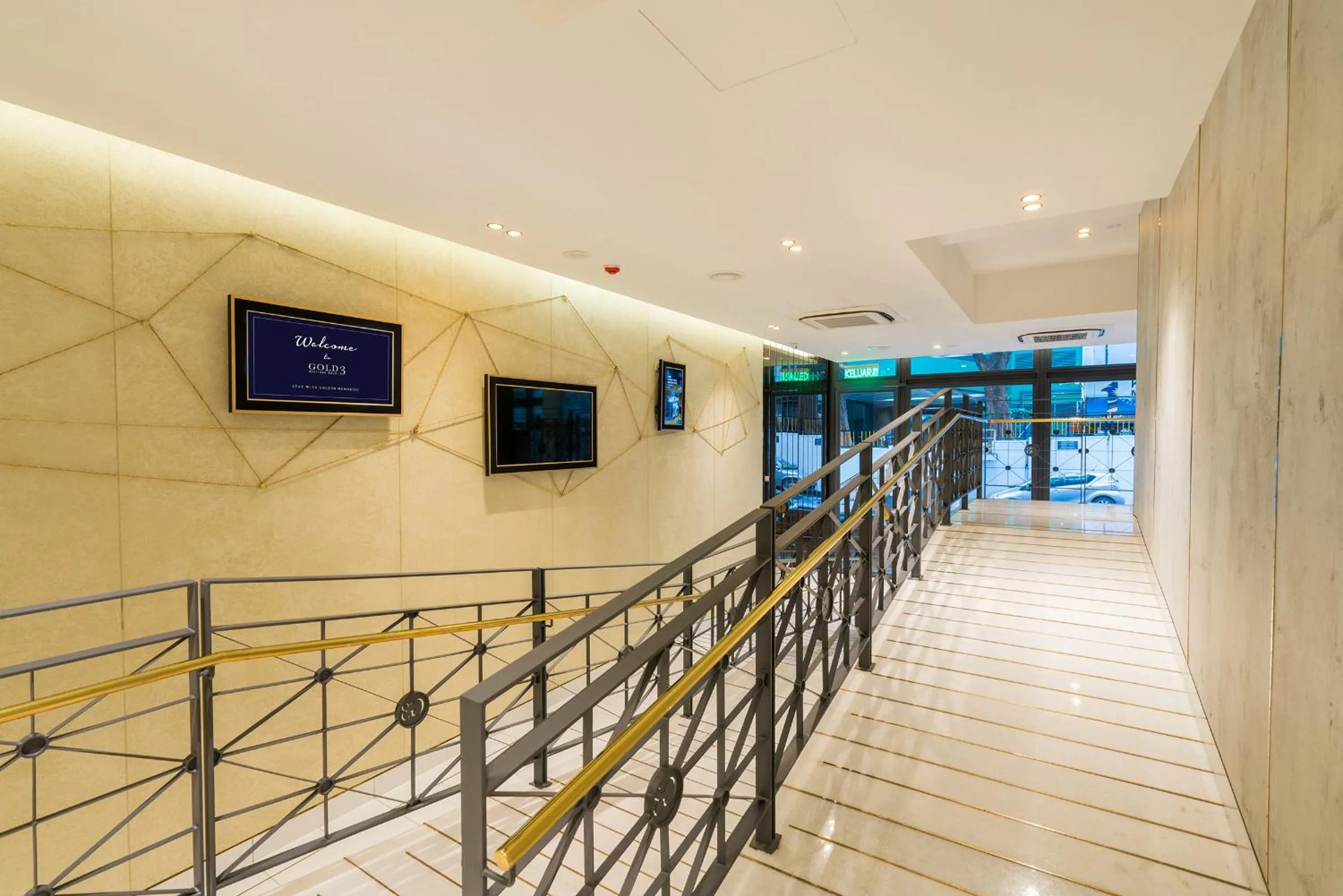 Lobby or reception in Gold3 Boutique Hotel