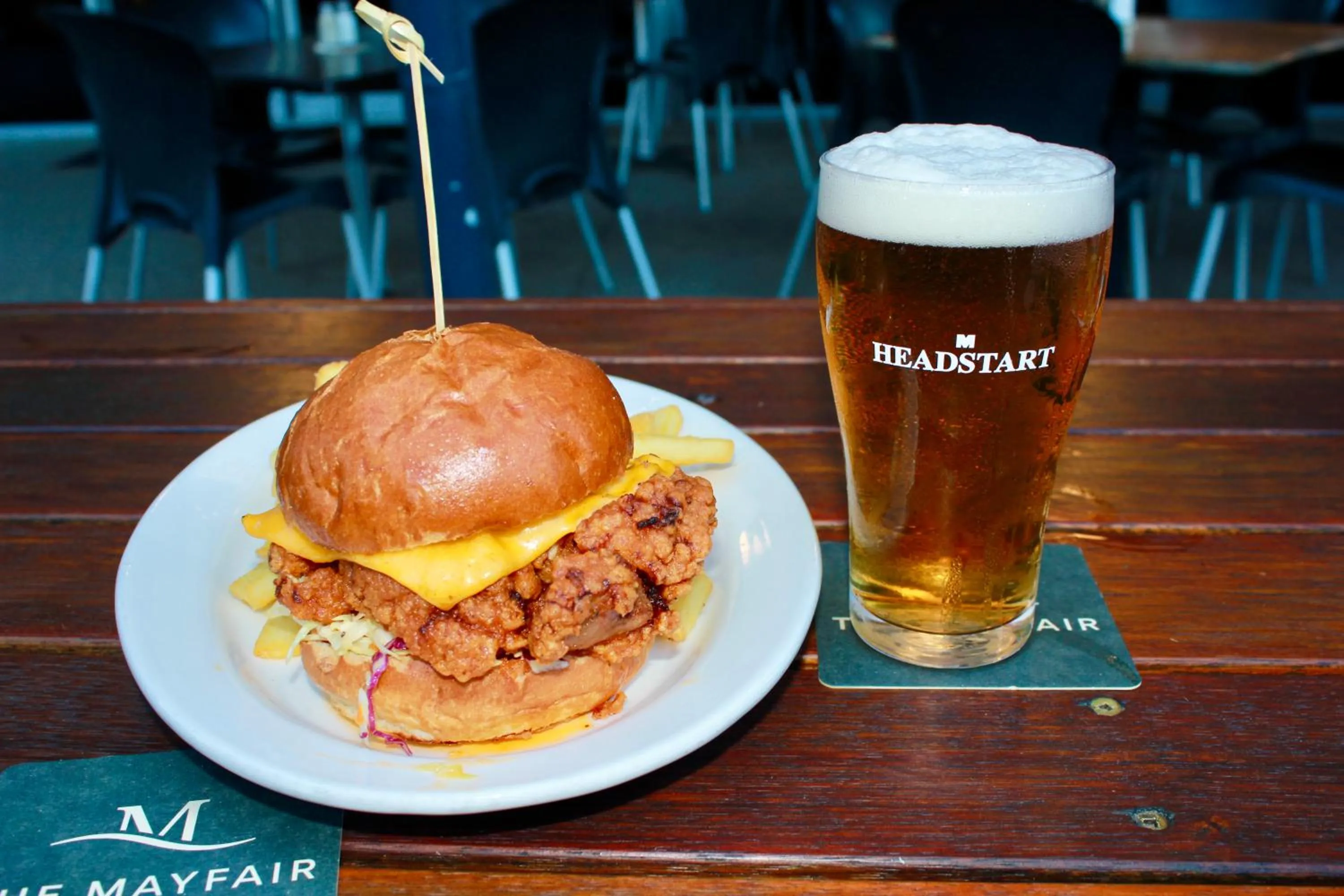 Food and drinks in The Mayfair Emerald