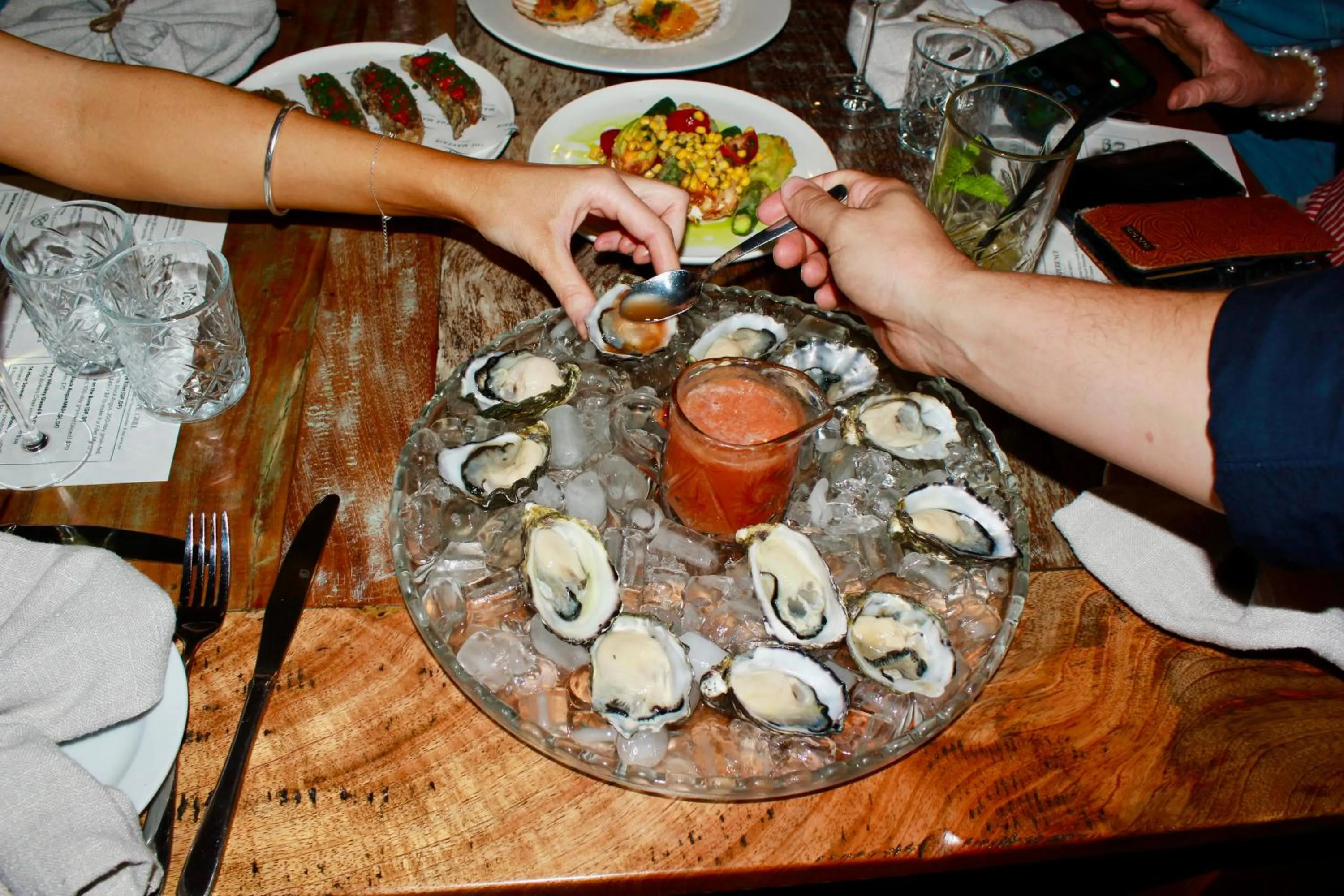 Food in The Mayfair Emerald