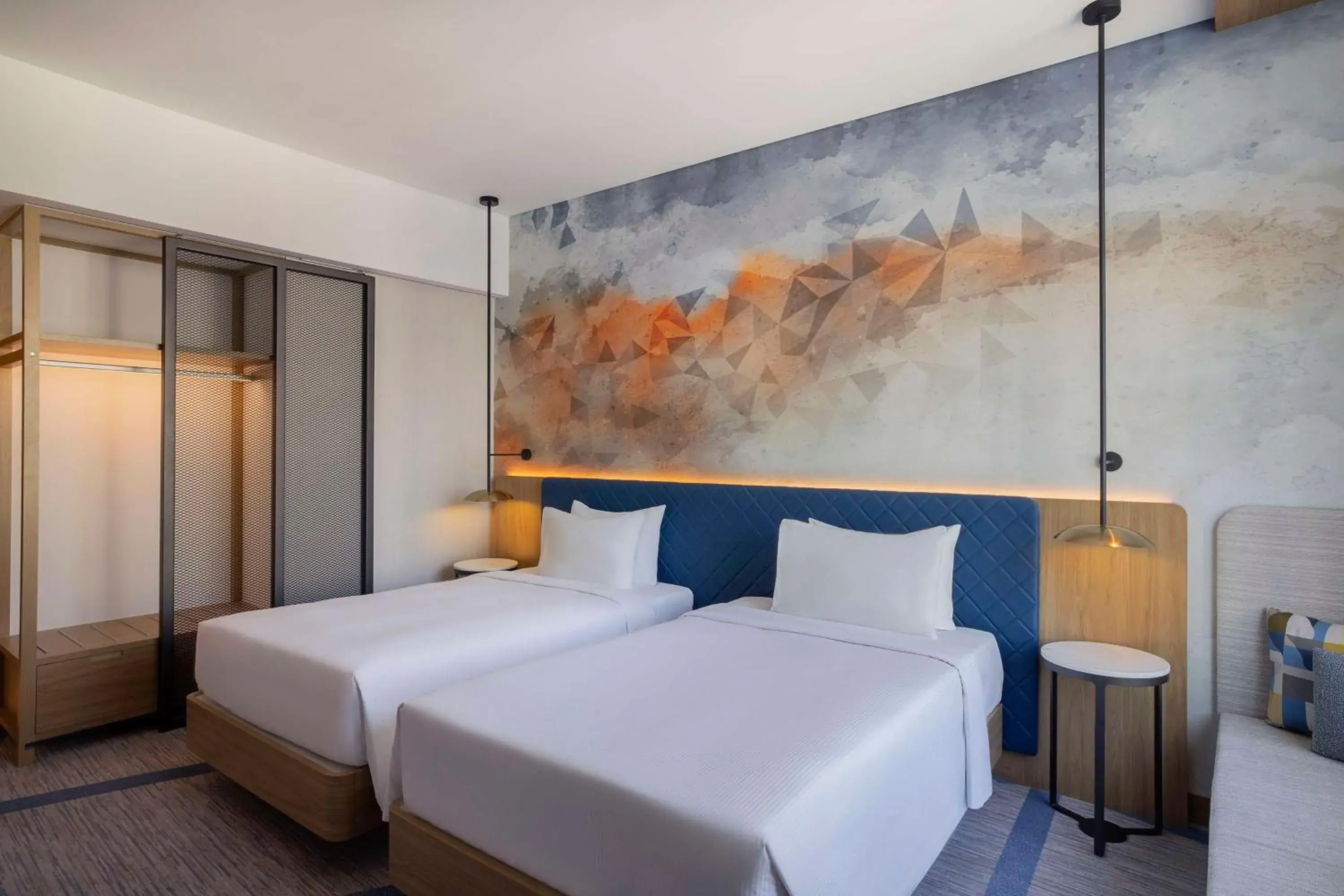 Twin Room in Hilton Garden Inn Dubai Business Bay Twin Room in Hilton Garden Inn Dubai Business Bay