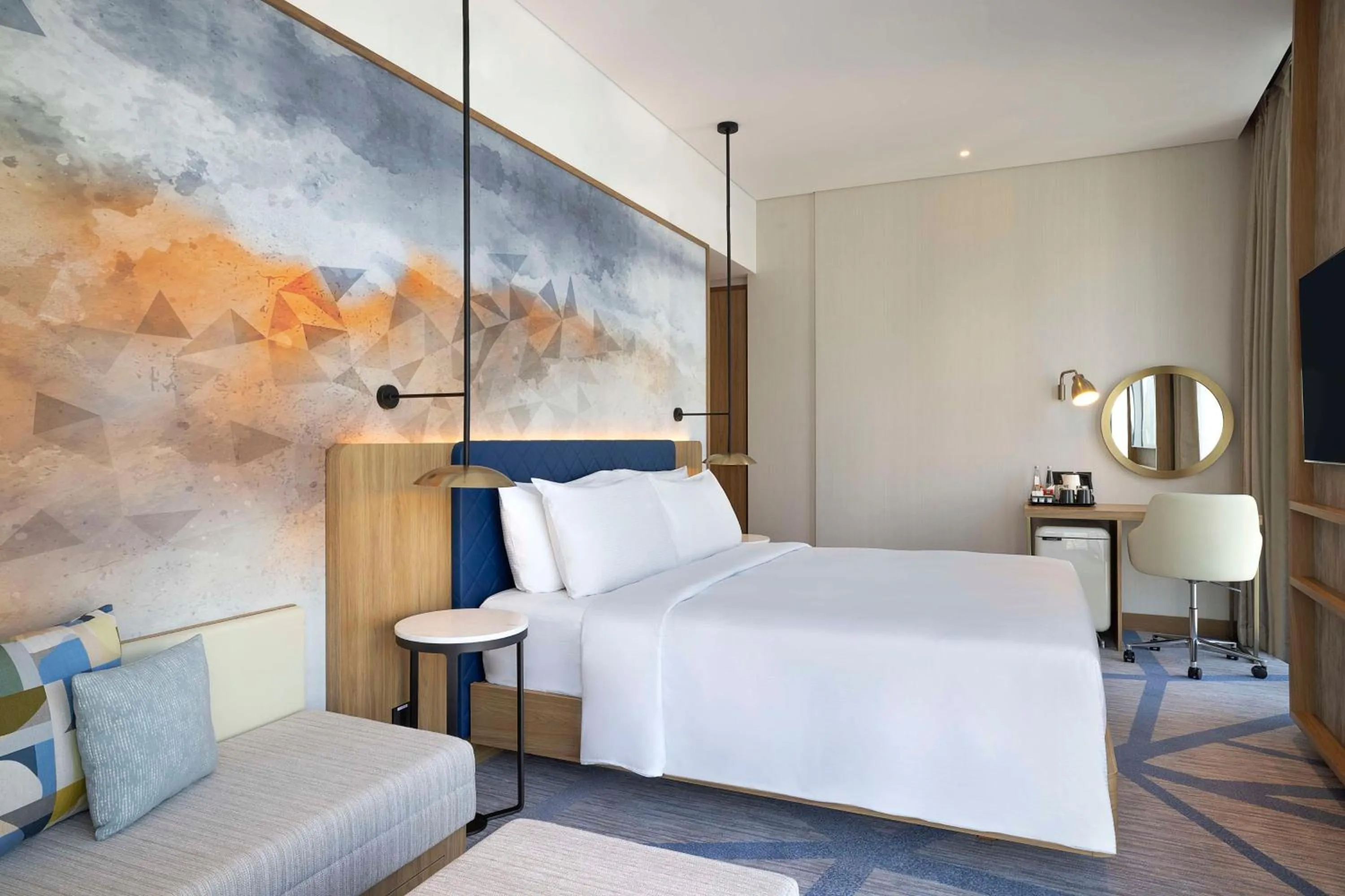 Bed in Hilton Garden Inn Dubai Business Bay