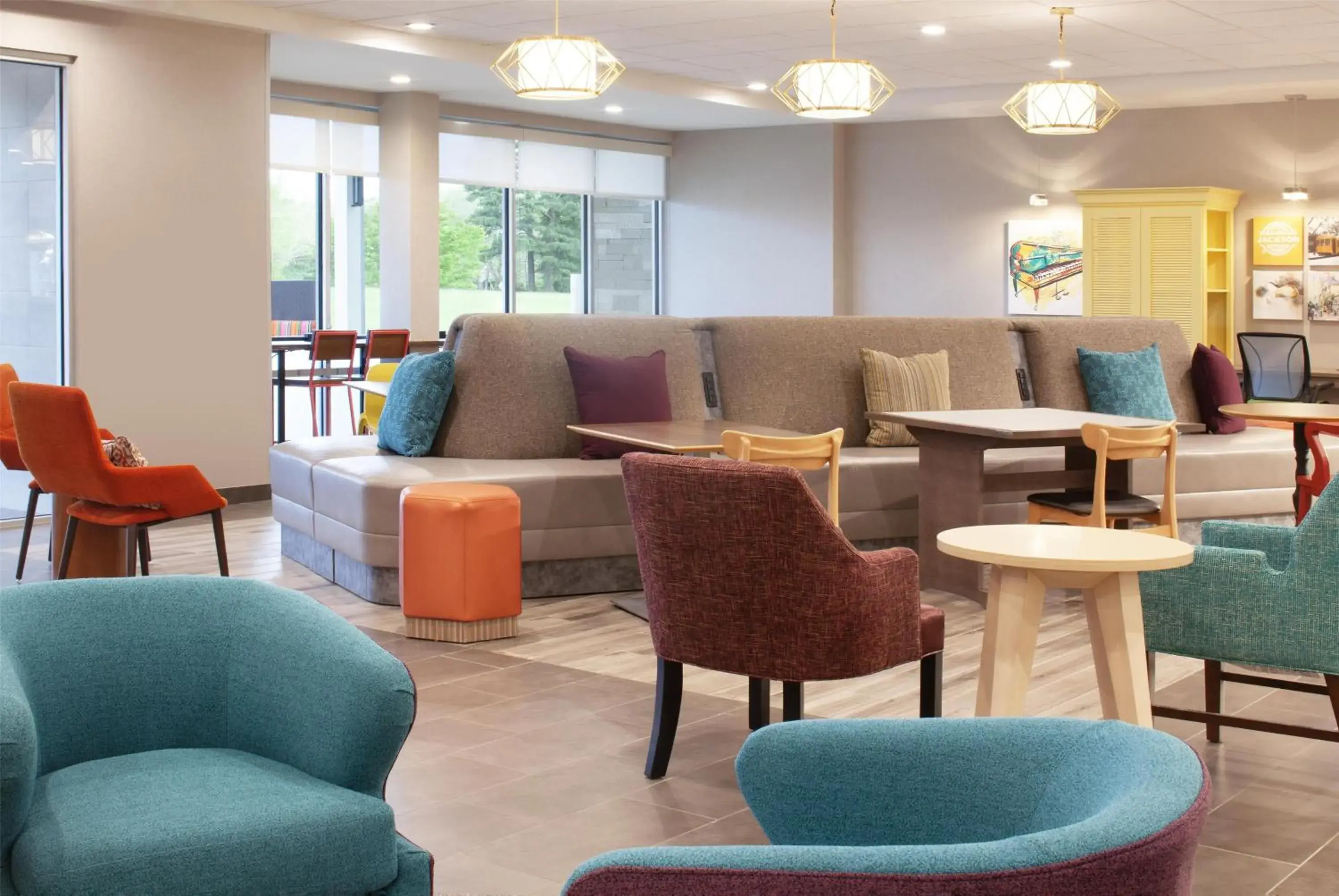 Lobby or reception in Home2 Suites By Hilton Jackson Lobby or reception in Home2 Suites By Hilton Jackson