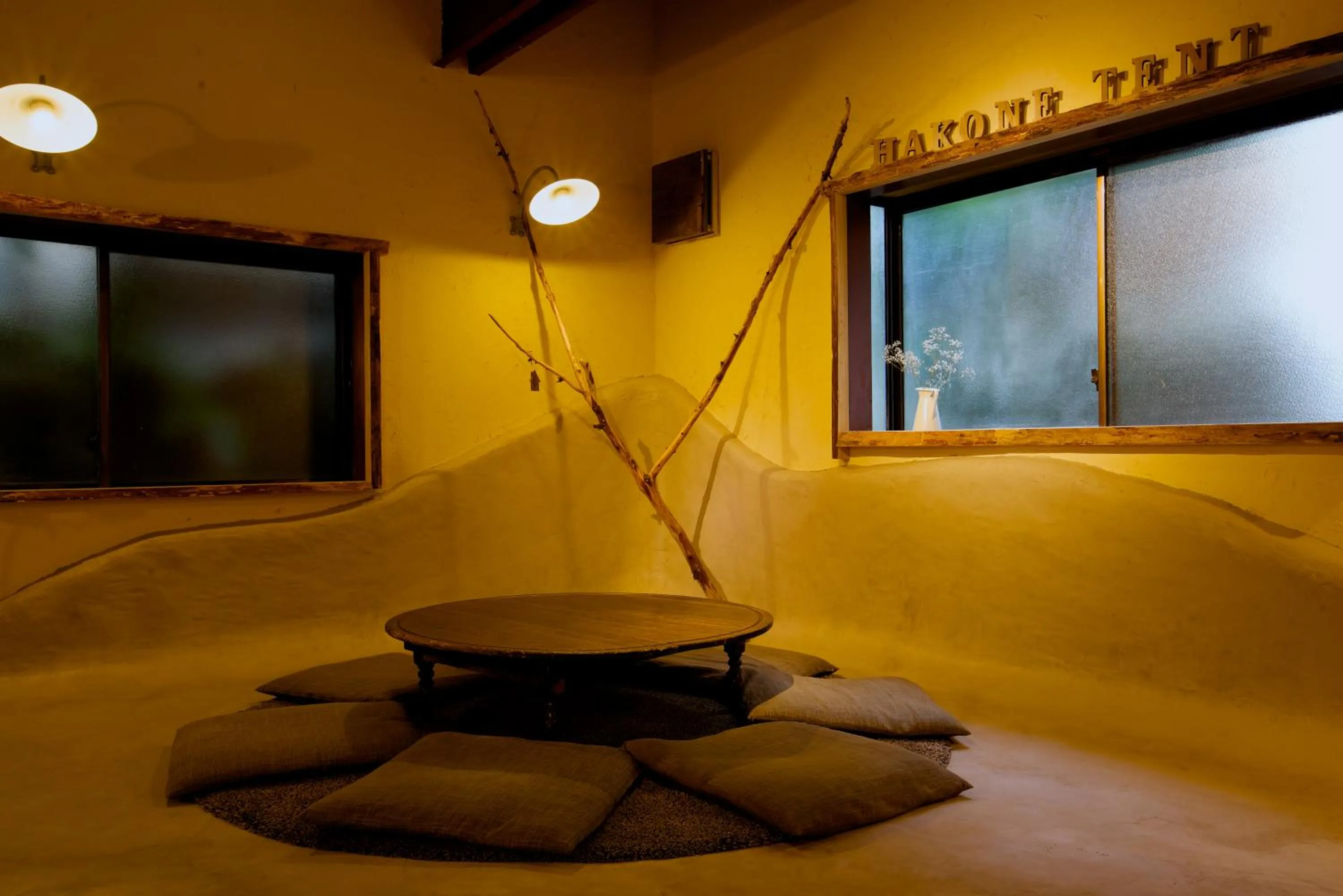 Lounge or bar in Onsen Guesthouse HAKONE TENT