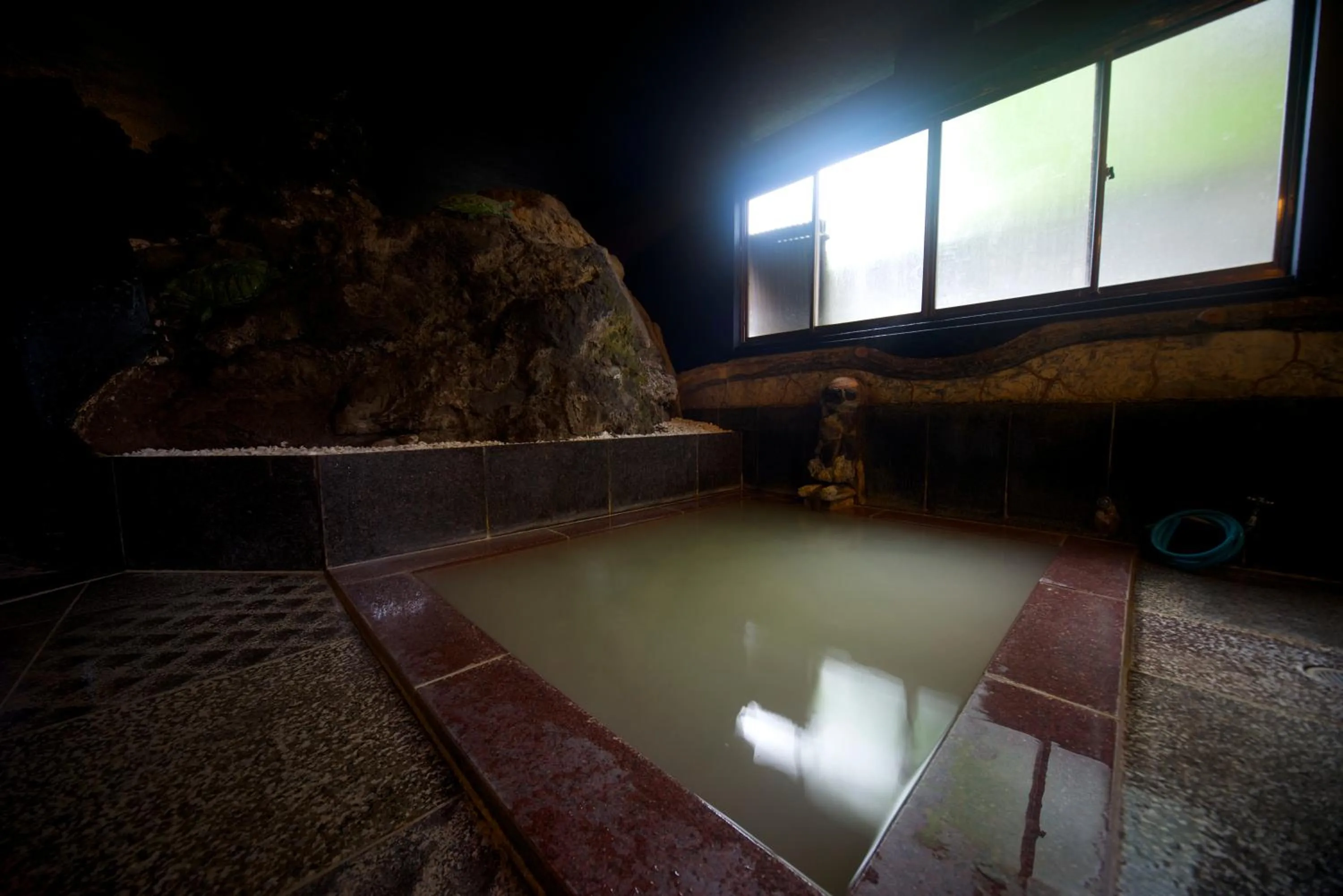 Hot Spring Bath in Onsen Guesthouse HAKONE TENT