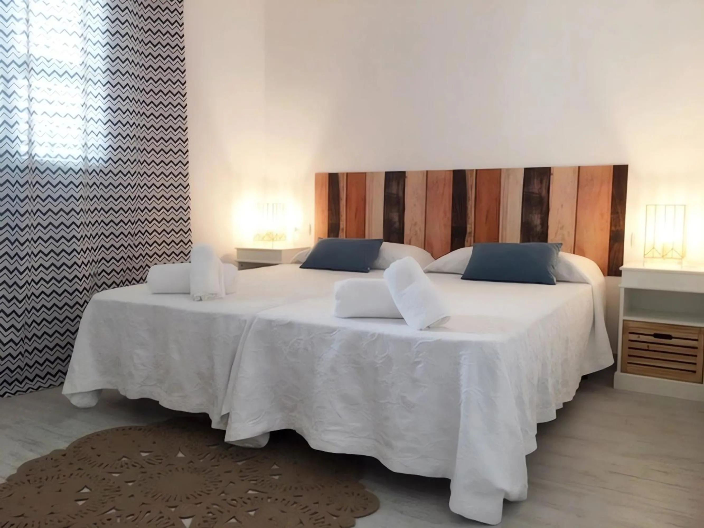 Bed in Apartamentos Roca Plana - Formentera Break