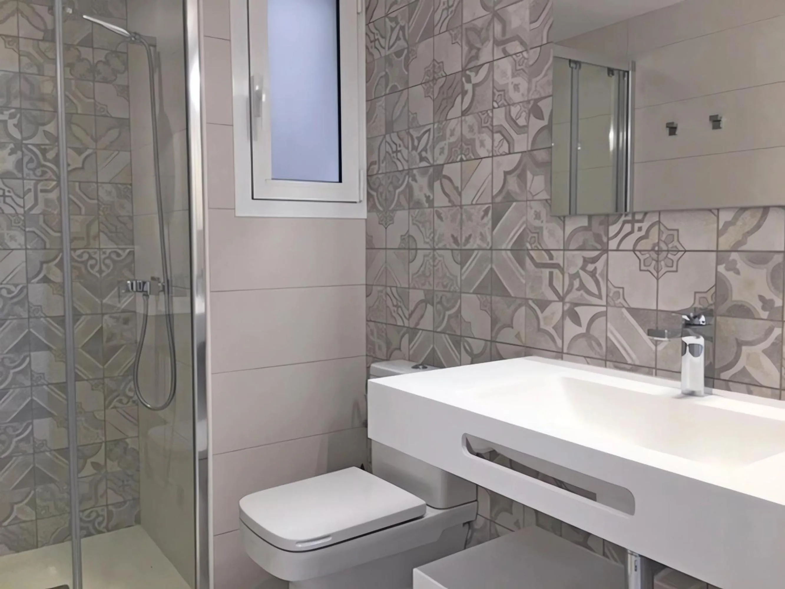 Shower in Apartamentos Roca Plana - Formentera Break