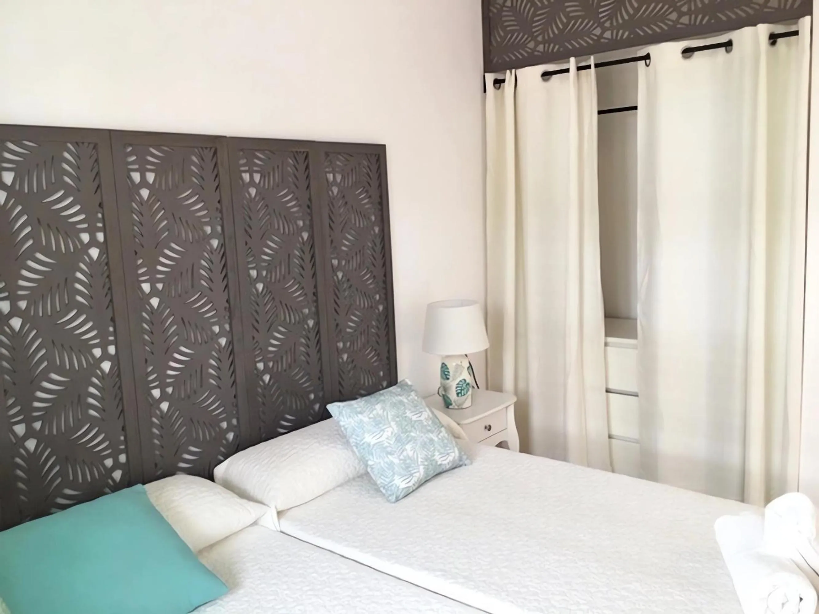 Bed in Apartamentos Roca Plana - Formentera Break