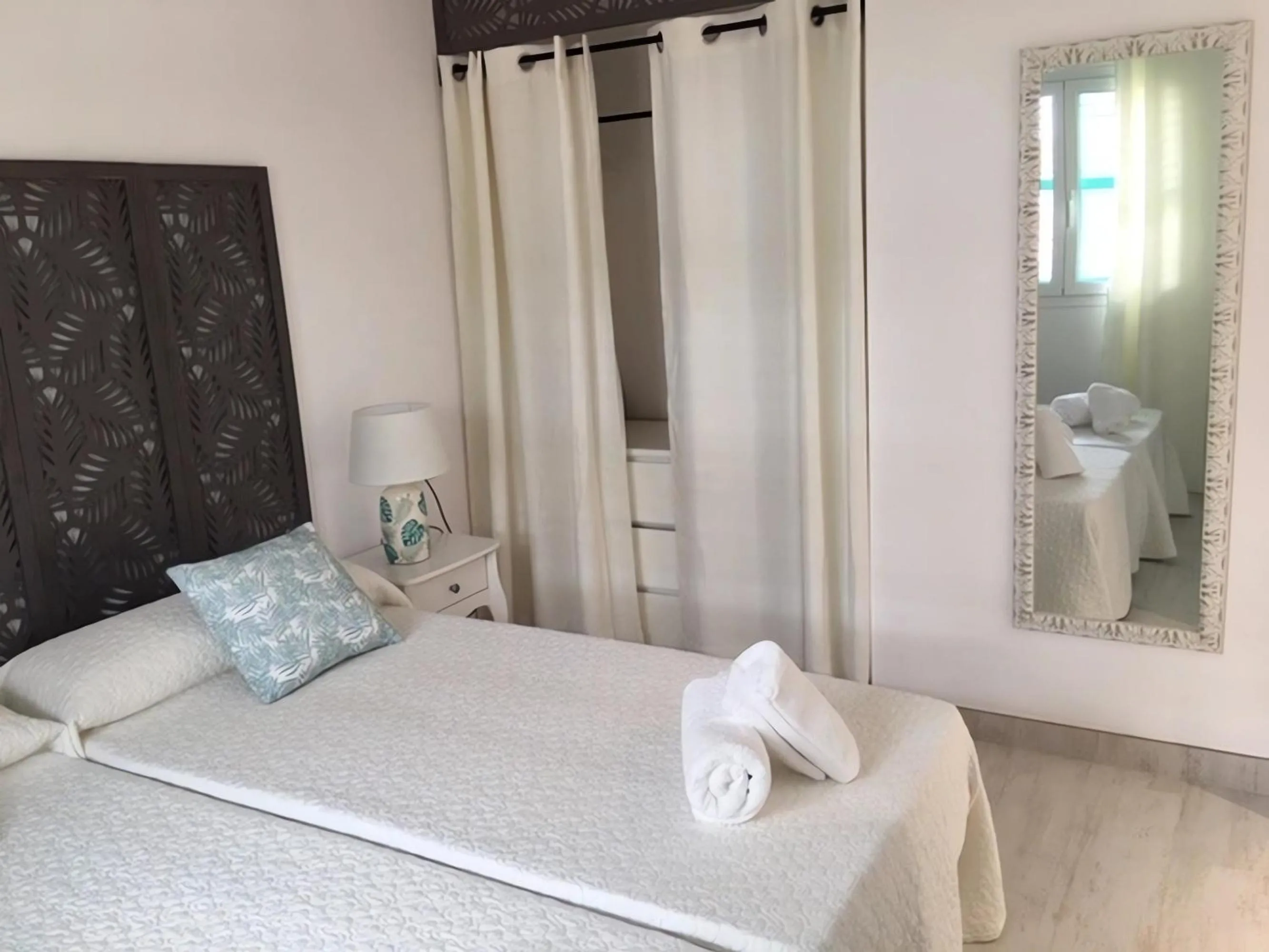 Bed in Apartamentos Roca Plana - Formentera Break