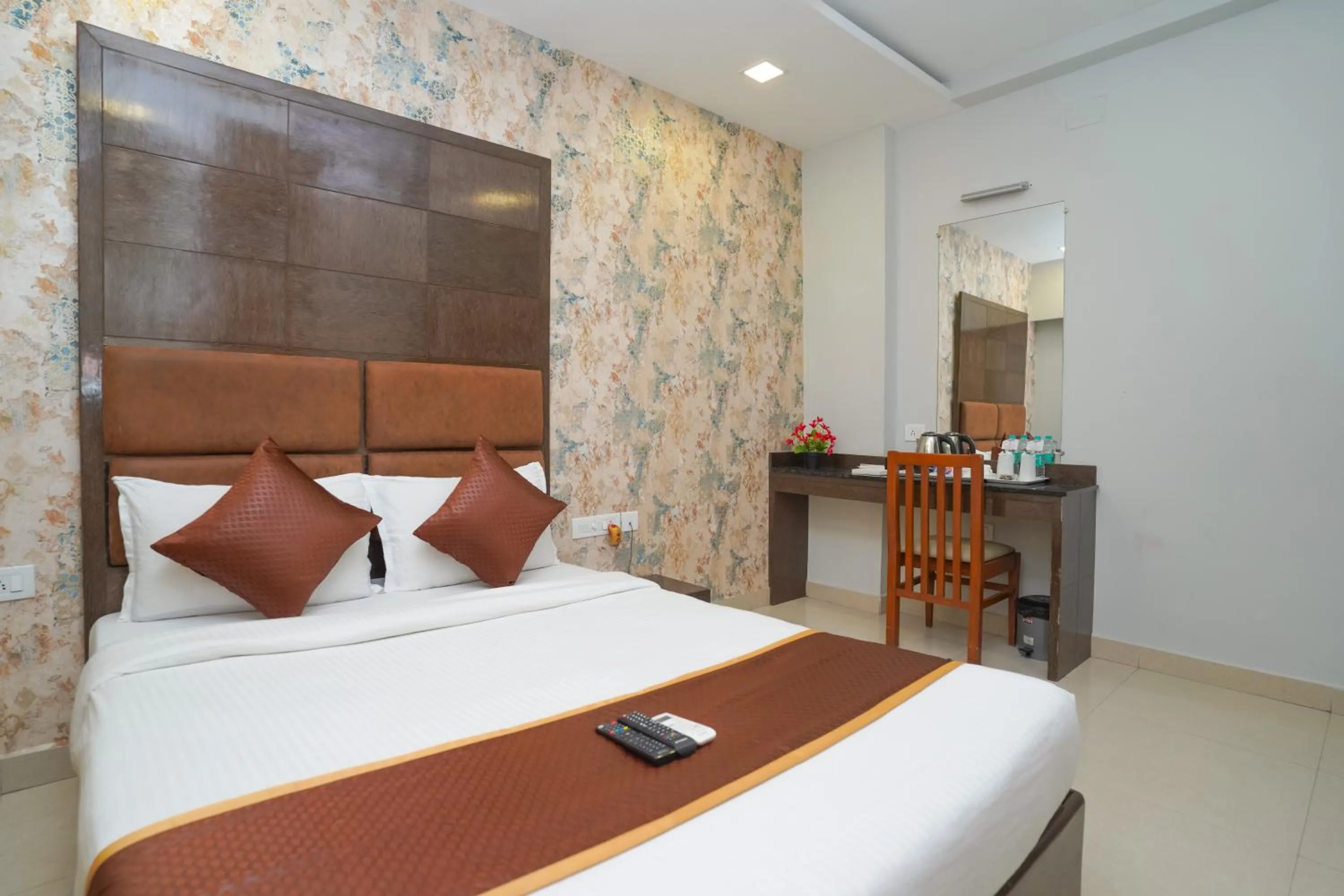 Bed in Hotel Zain Grande