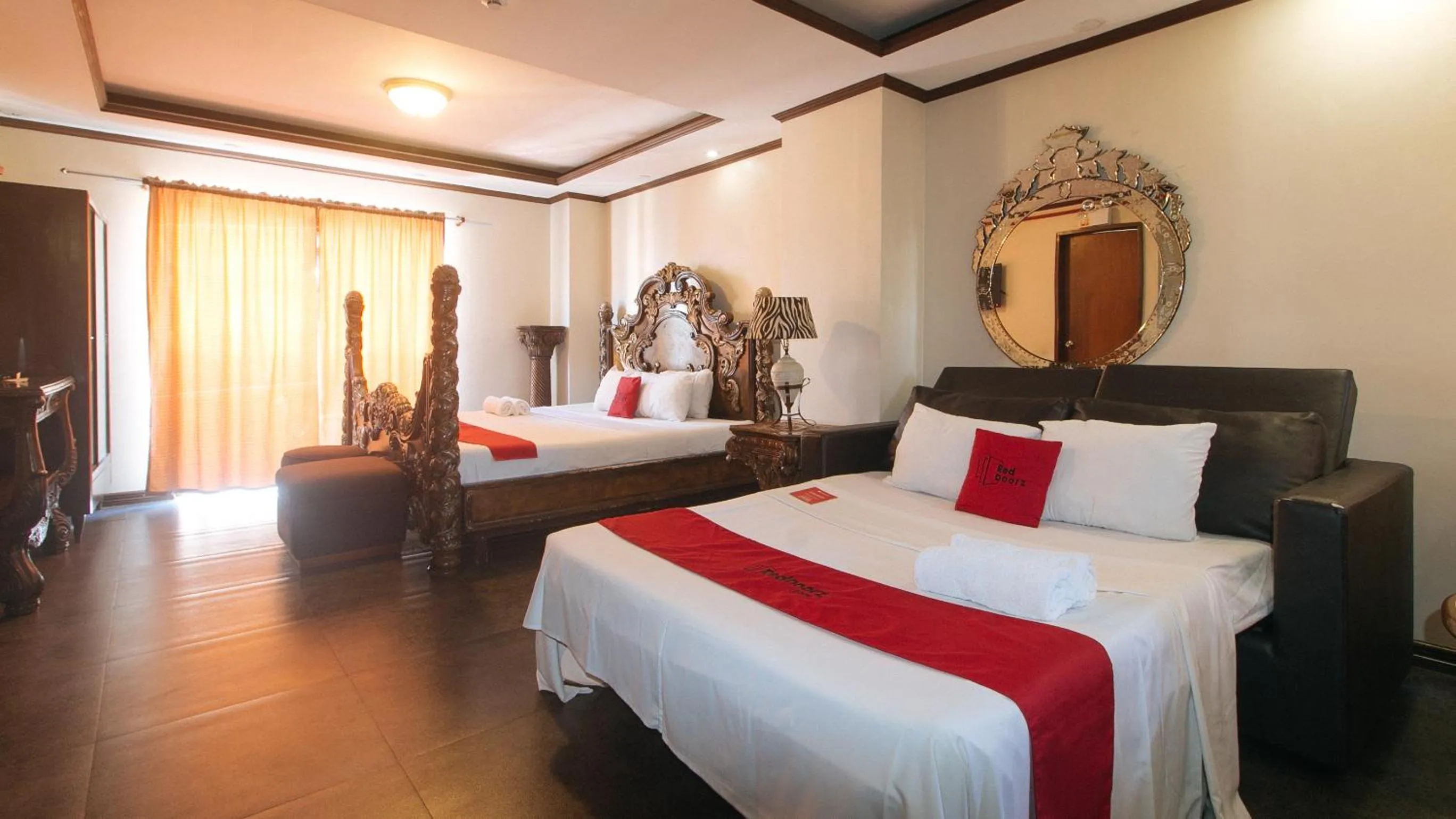 Bedroom, Bed in RedDoorz Plus New Era Budget Hotel Mabolo former RedDoorz near Landers Superstore Cebu City