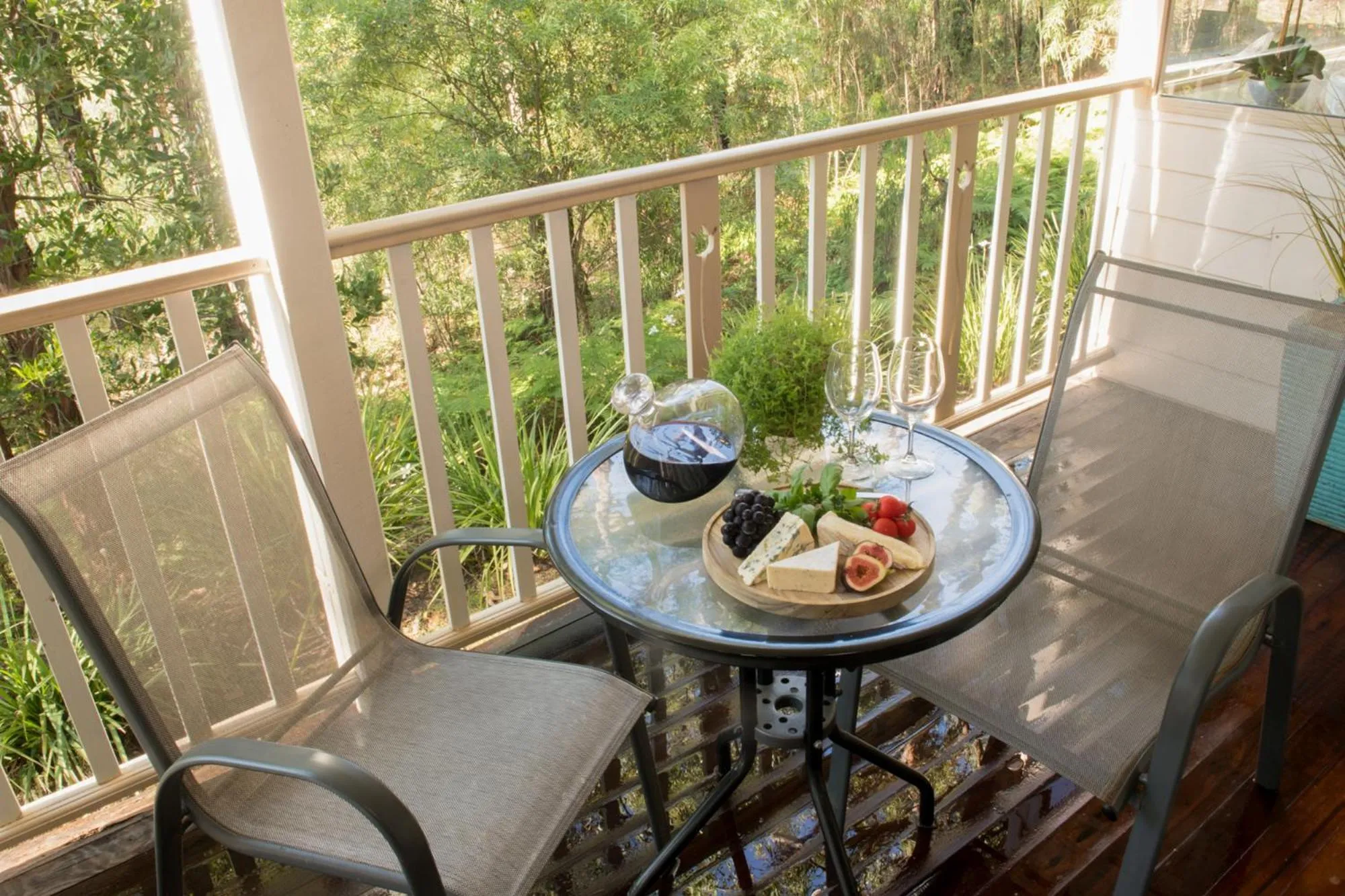 Balcony/Terrace in Myers Creek Cascades Luxury Cottages