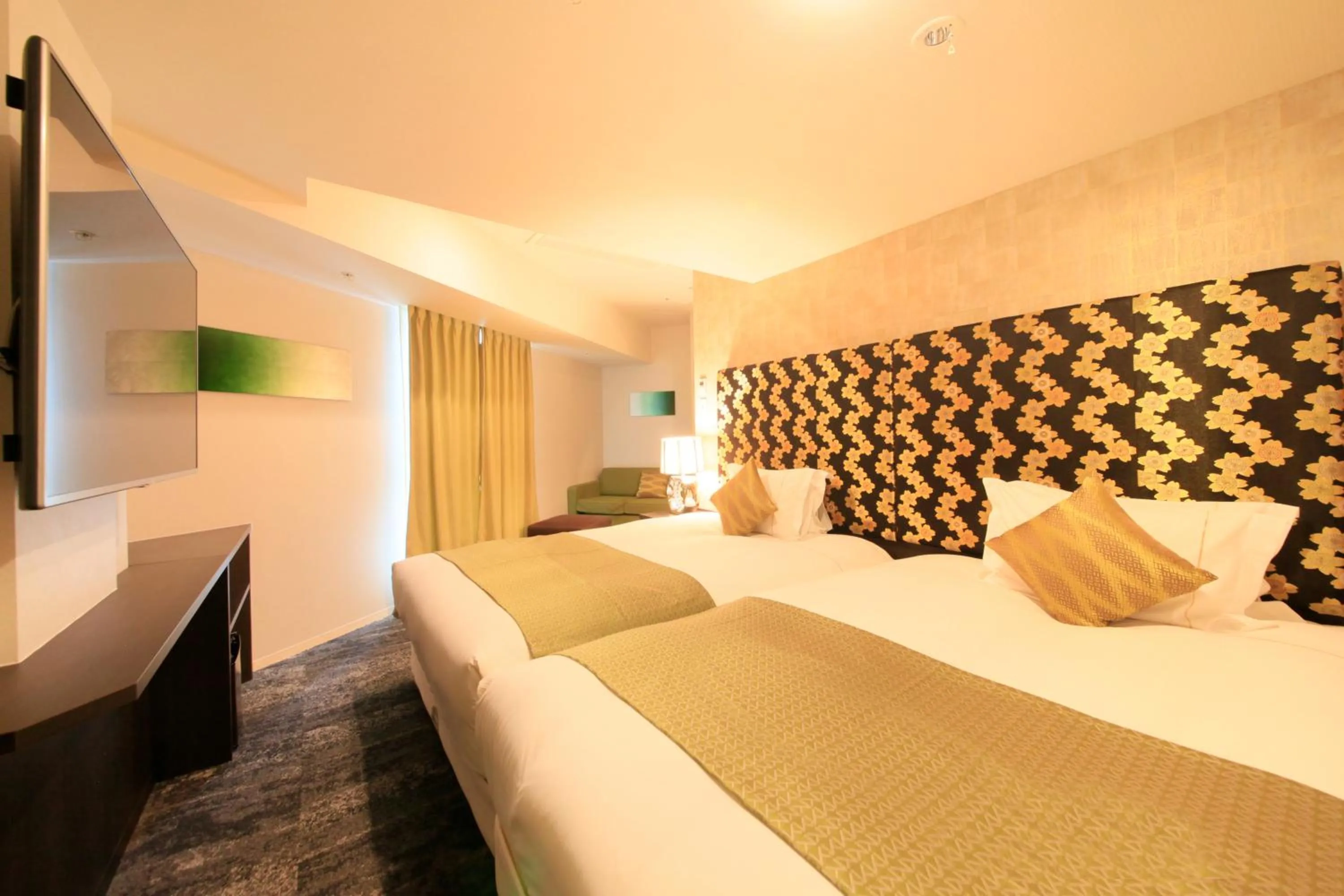 Photo of the whole room, Bed in Centurion Hotel Ikebukuro Station