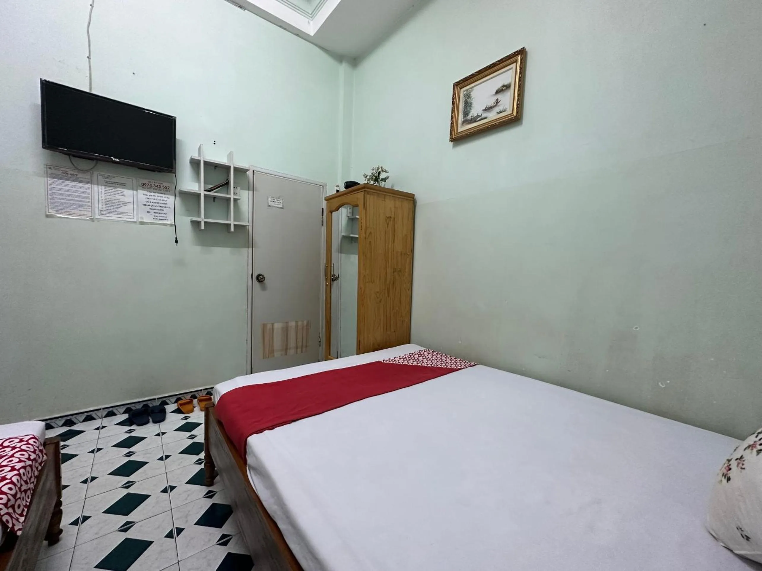 Bedroom, Bed in OYO 1206 Toan Thang Homestay