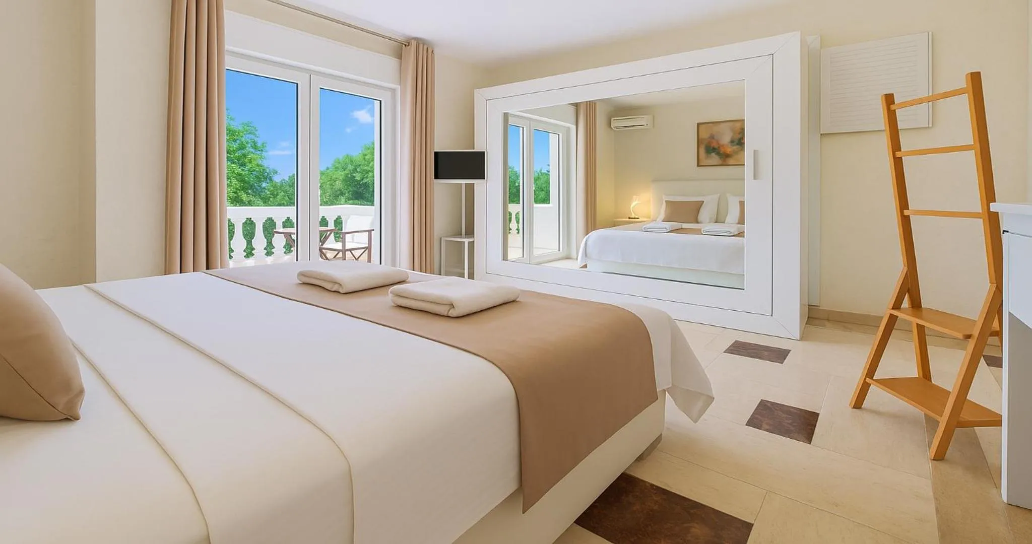 Bedroom, Bed in Villa Small Paradise private pool, jacuzzi, BBQ, complete privacy