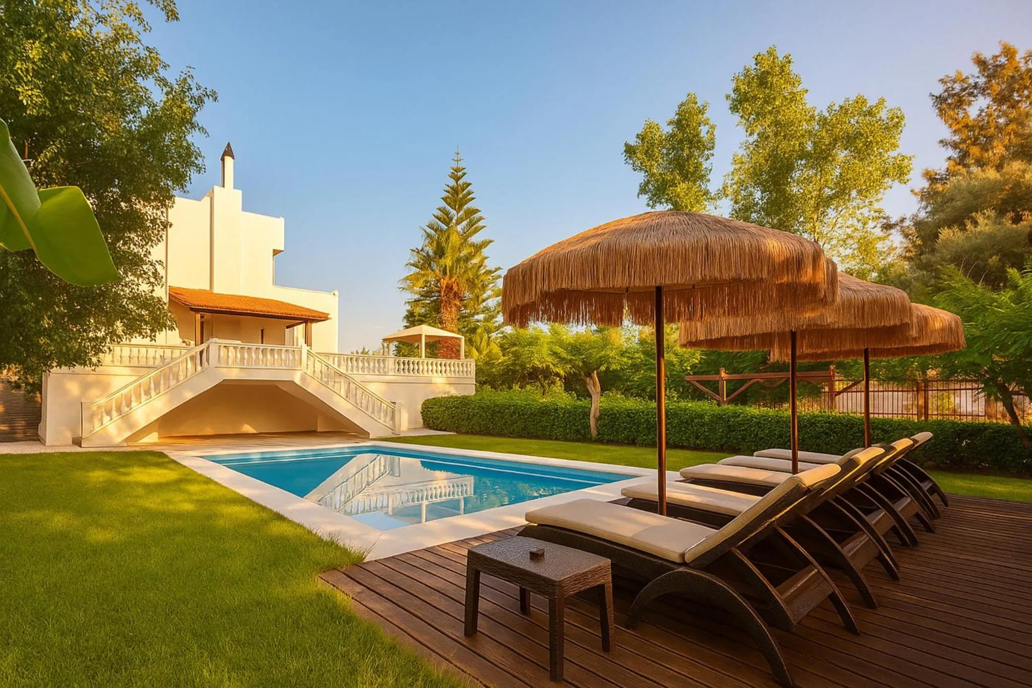 Swimming pool in Villa Small Paradise private pool, jacuzzi, BBQ, complete privacy