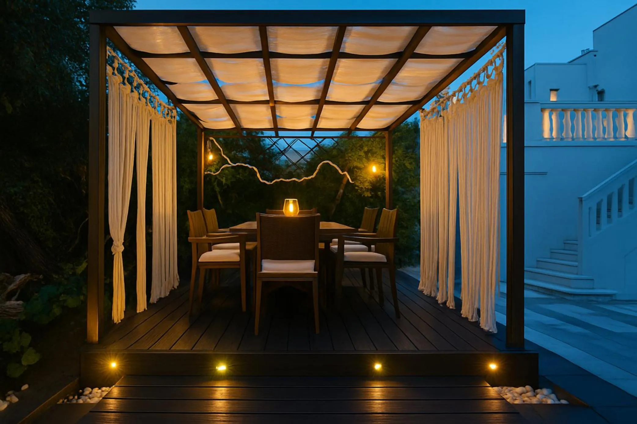 Garden in Villa Small Paradise private pool, jacuzzi, BBQ, complete privacy