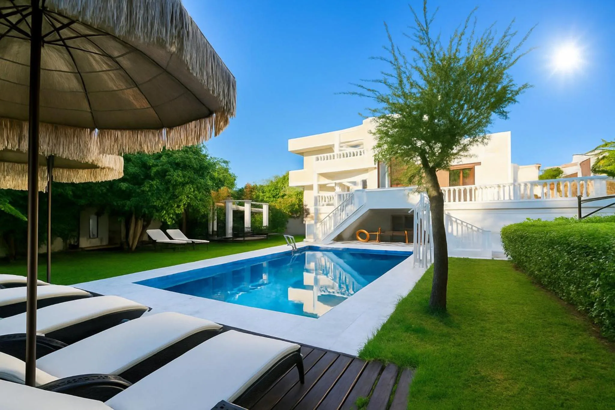 Swimming pool in Villa Small Paradise private pool, jacuzzi, BBQ, complete privacy