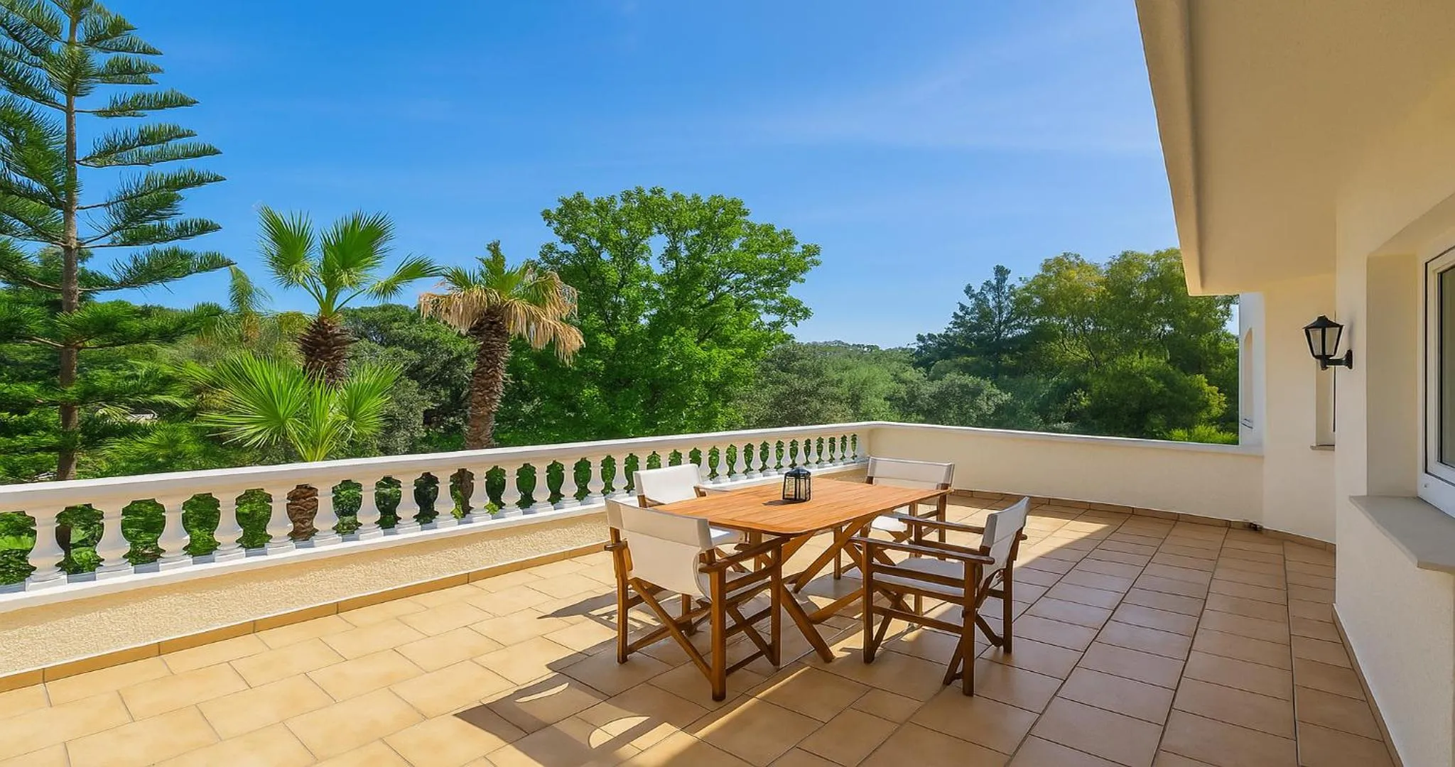 Balcony/Terrace in Villa Small Paradise private pool, jacuzzi, BBQ, complete privacy