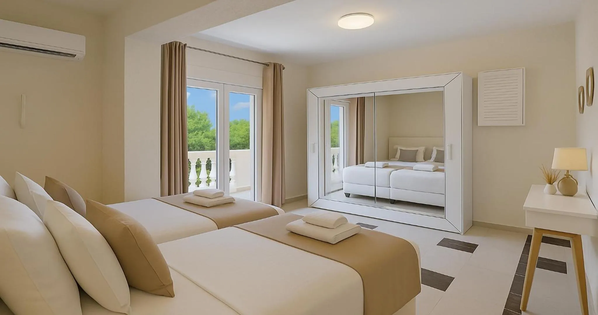 Bedroom, Bed in Villa Small Paradise private pool, jacuzzi, BBQ, complete privacy