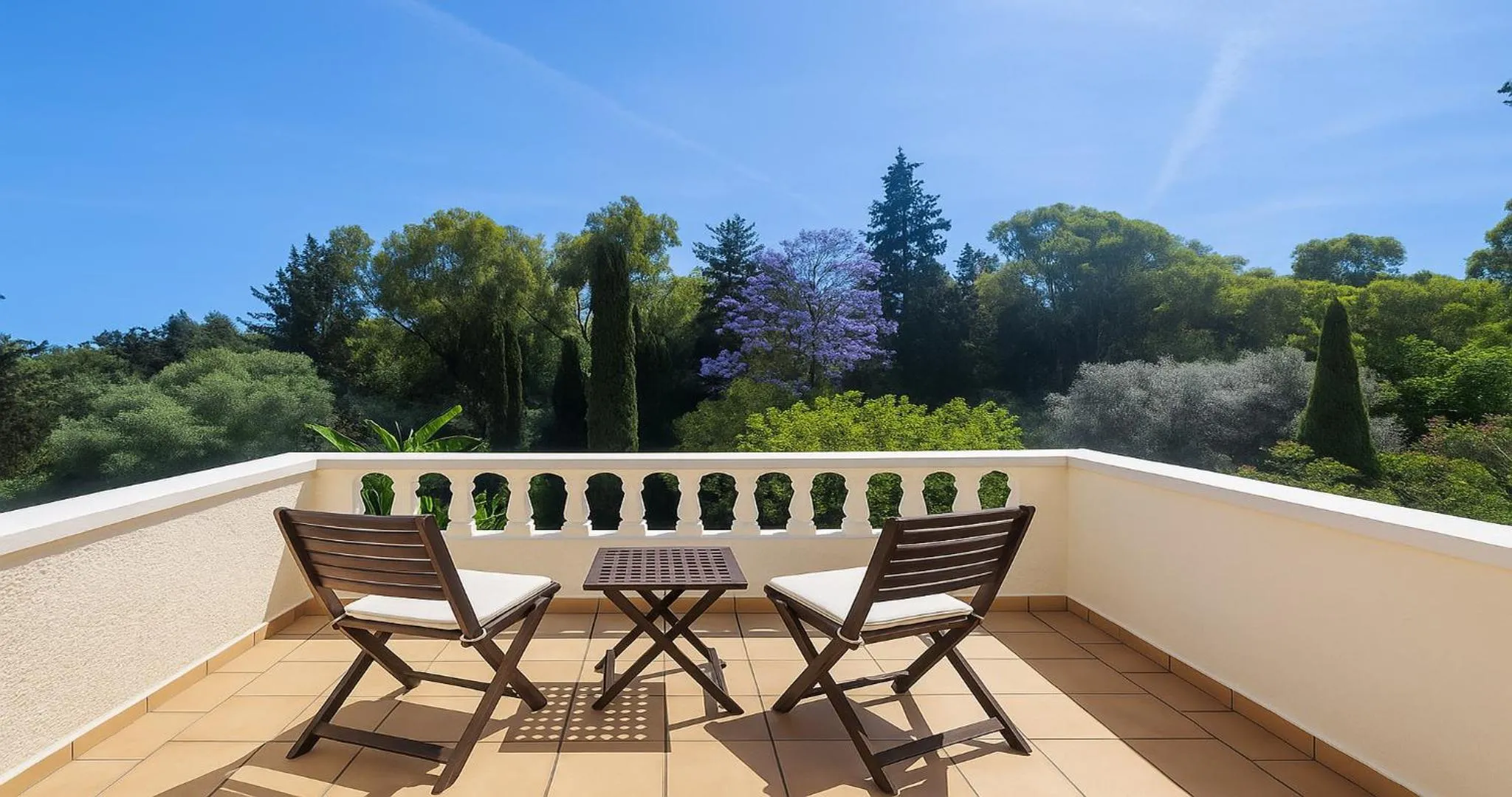 Balcony/Terrace in Villa Small Paradise private pool, jacuzzi, BBQ, complete privacy