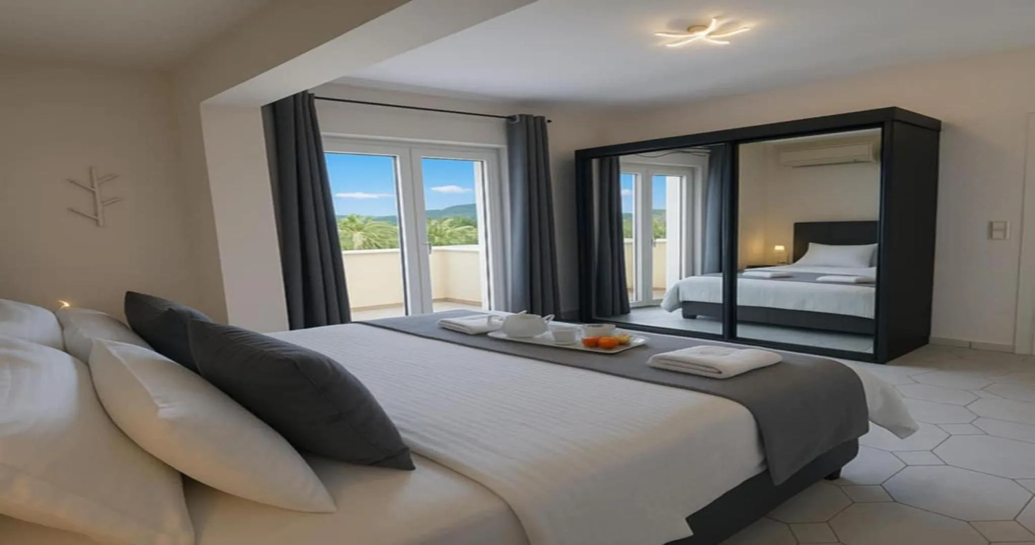 Bedroom, Bed in Villa Small Paradise private pool, jacuzzi, BBQ, complete privacy