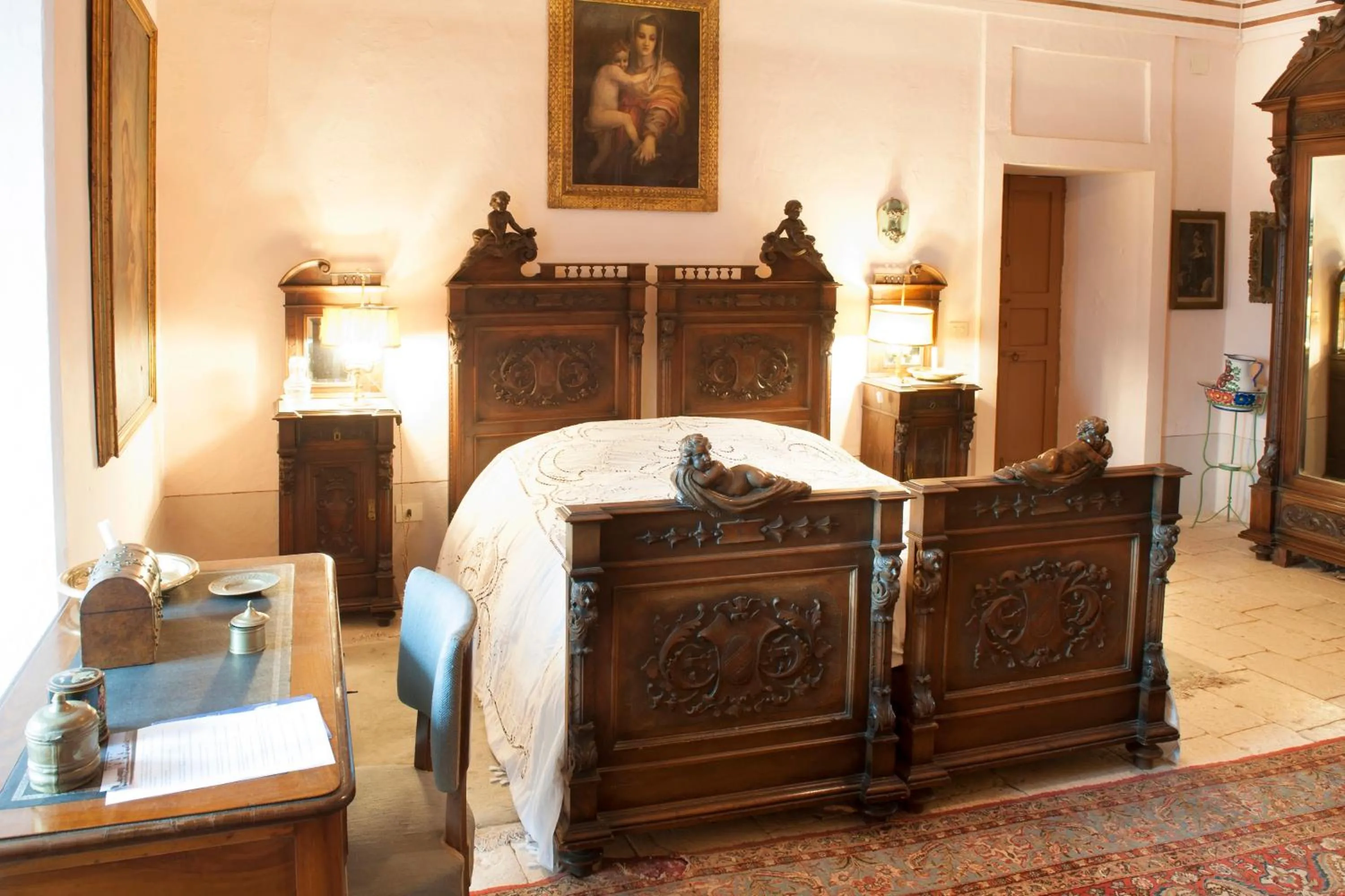 Photo of the whole room, Bed in Masseria Murgia Albanese