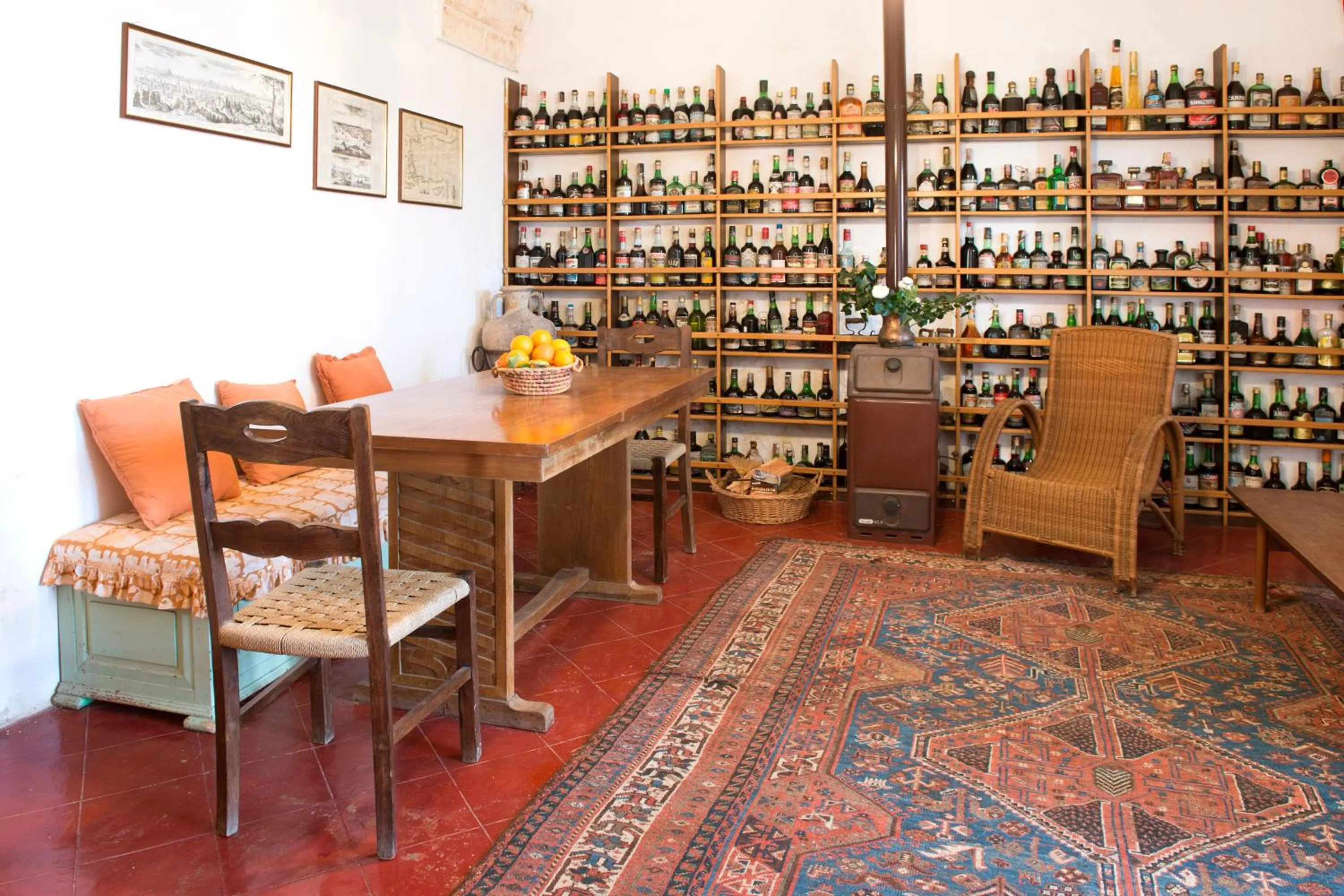 Living room in Masseria Murgia Albanese