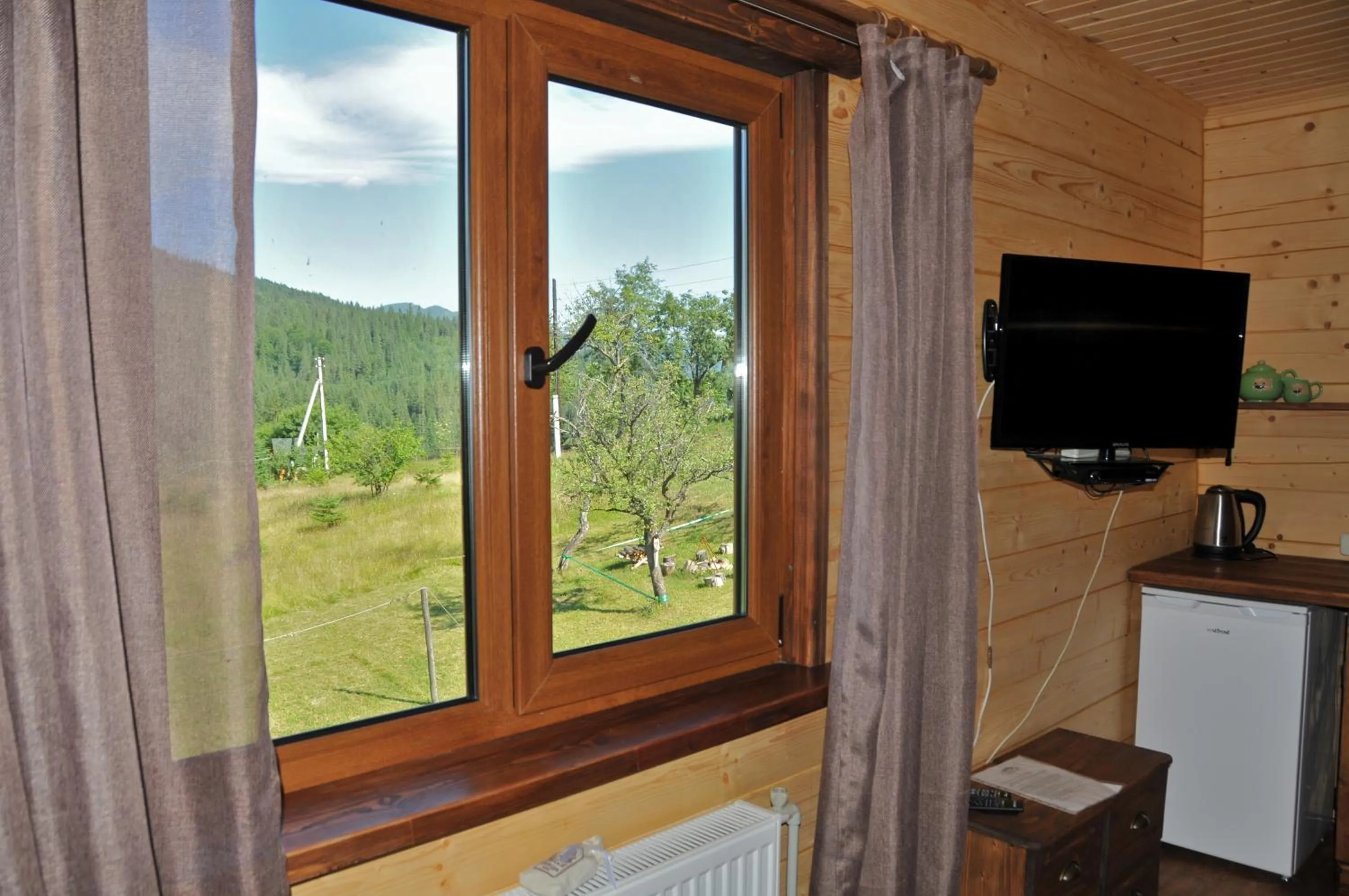 Garden view in Kozichky Guest House