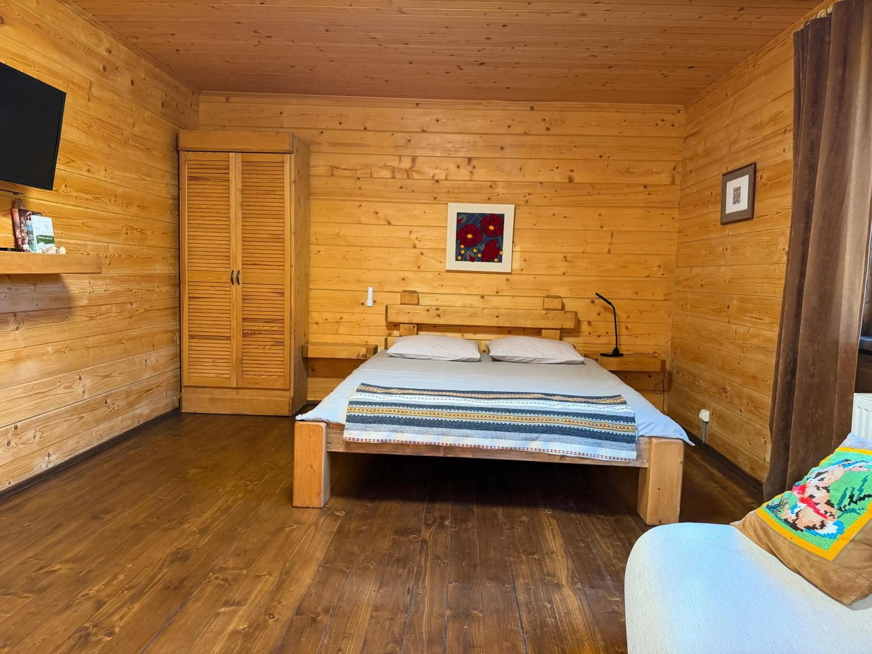 Bed in Kozichky Guest House