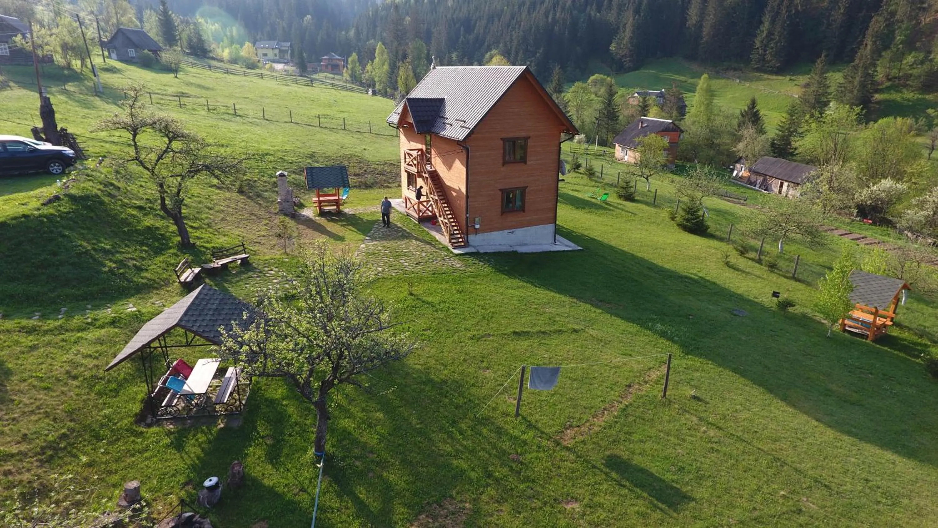 Bird's eye view in Kozichky Guest House