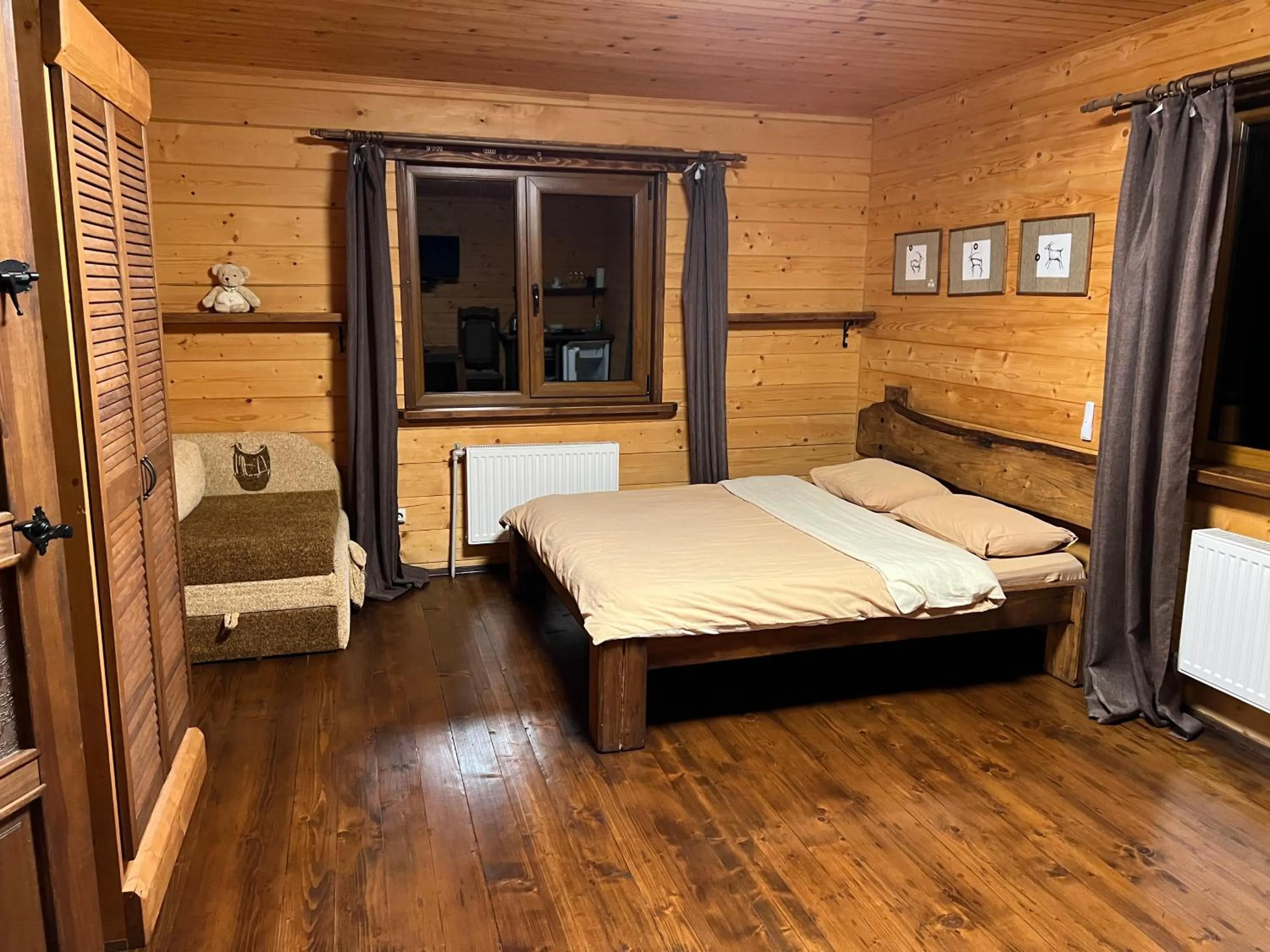 Bed in Kozichky Guest House