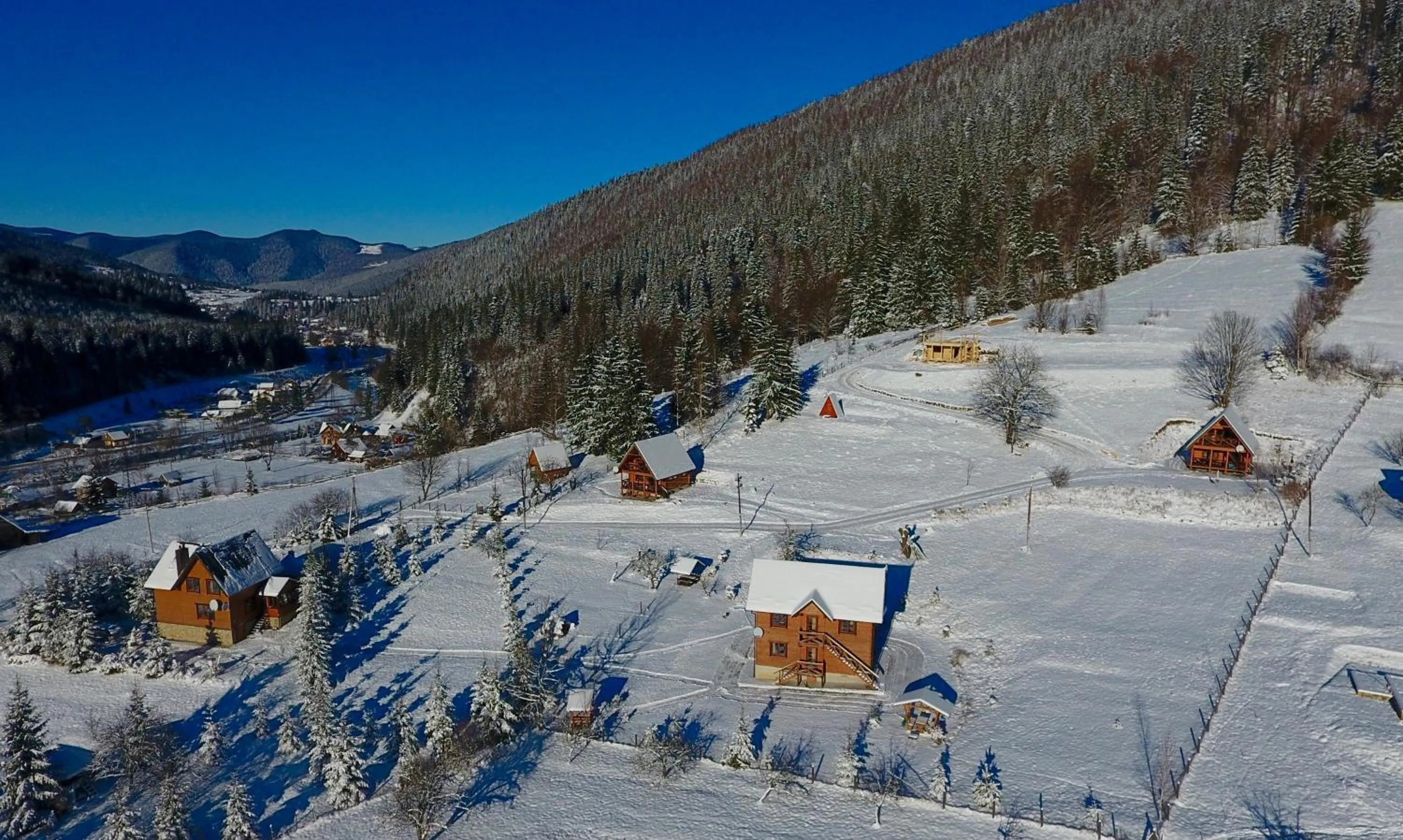 Bird's eye view in Kozichky Guest House