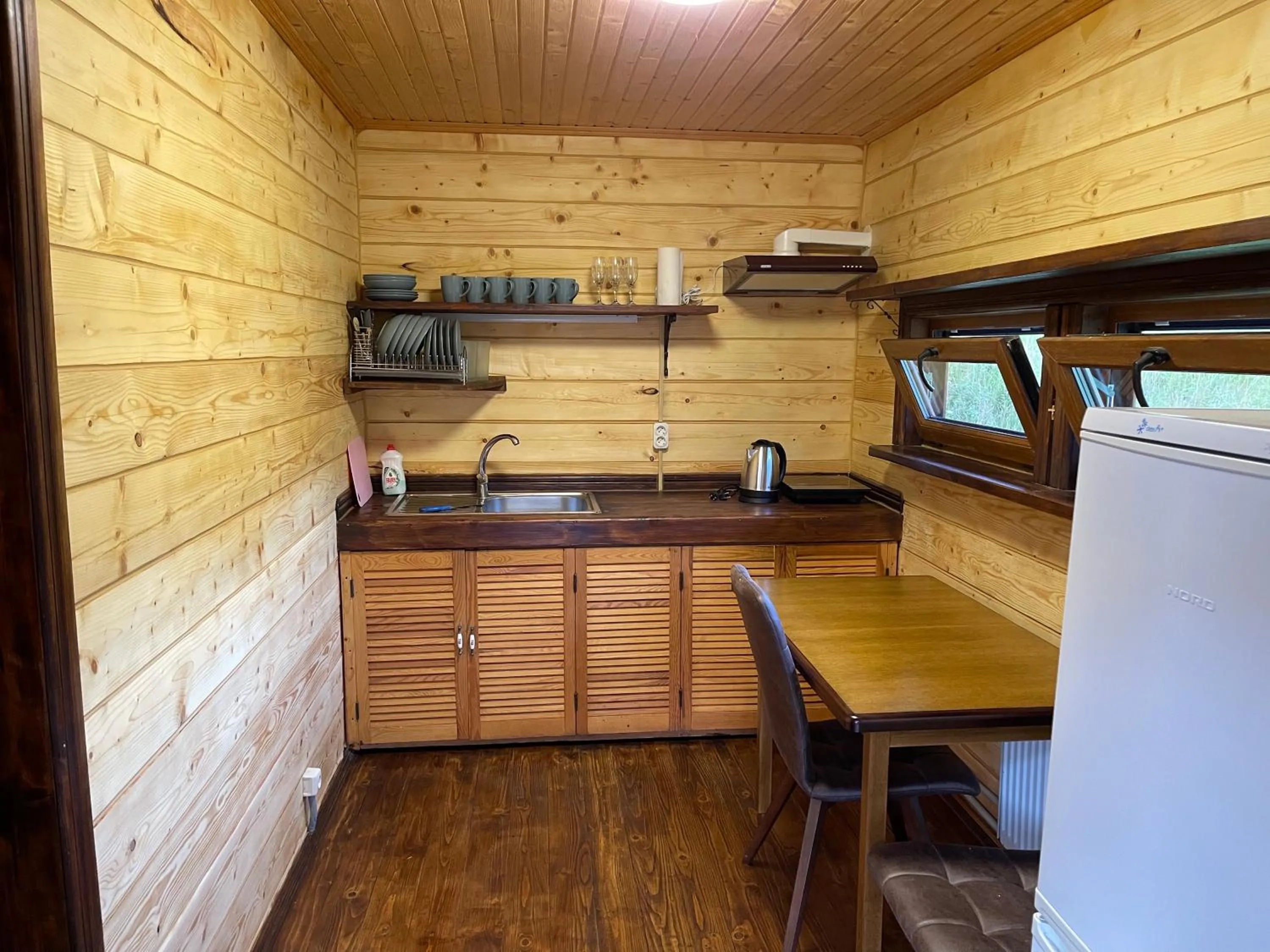 Kitchen or kitchenette in Kozichky Guest House