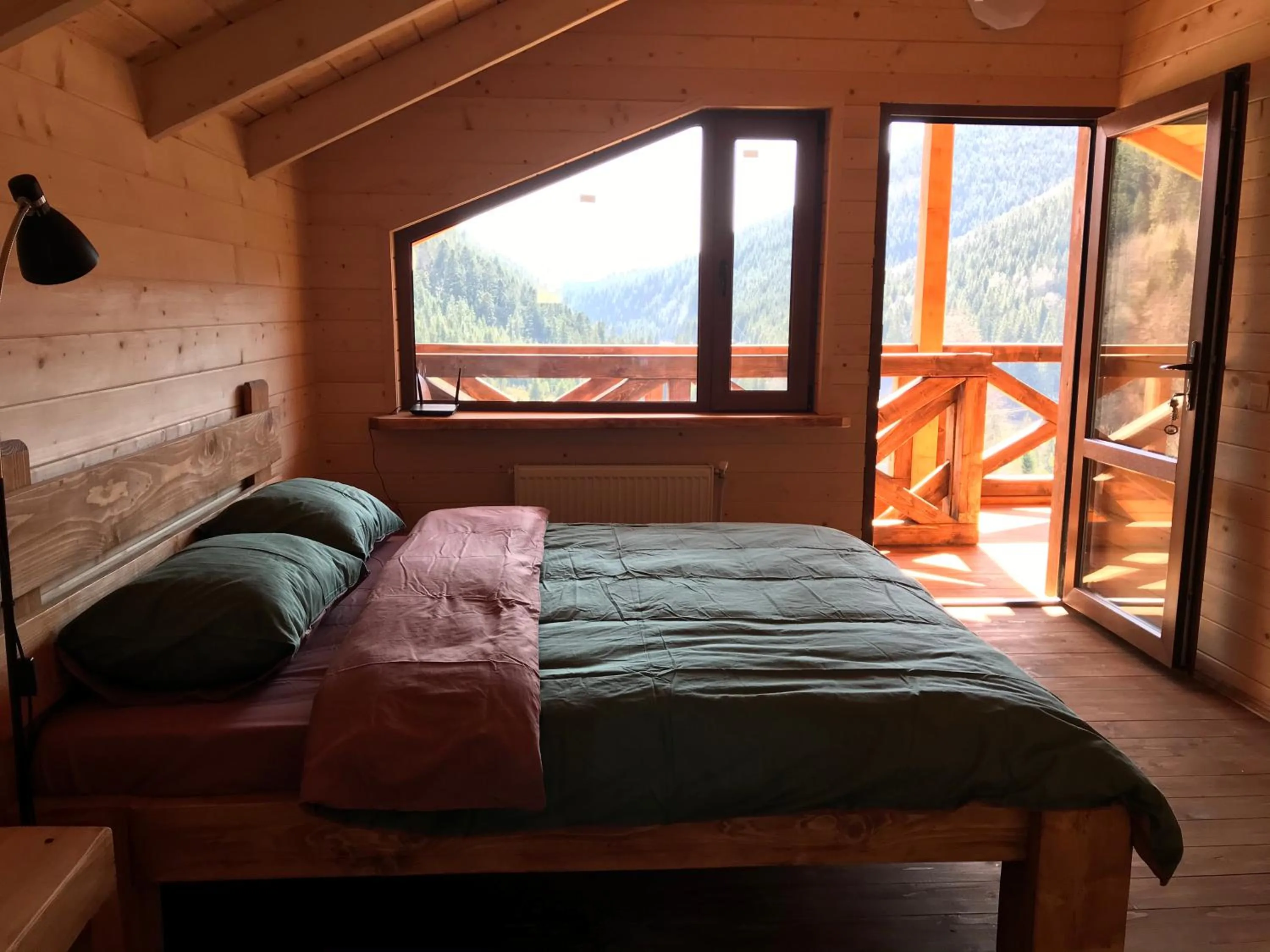 Bed in Kozichky Guest House