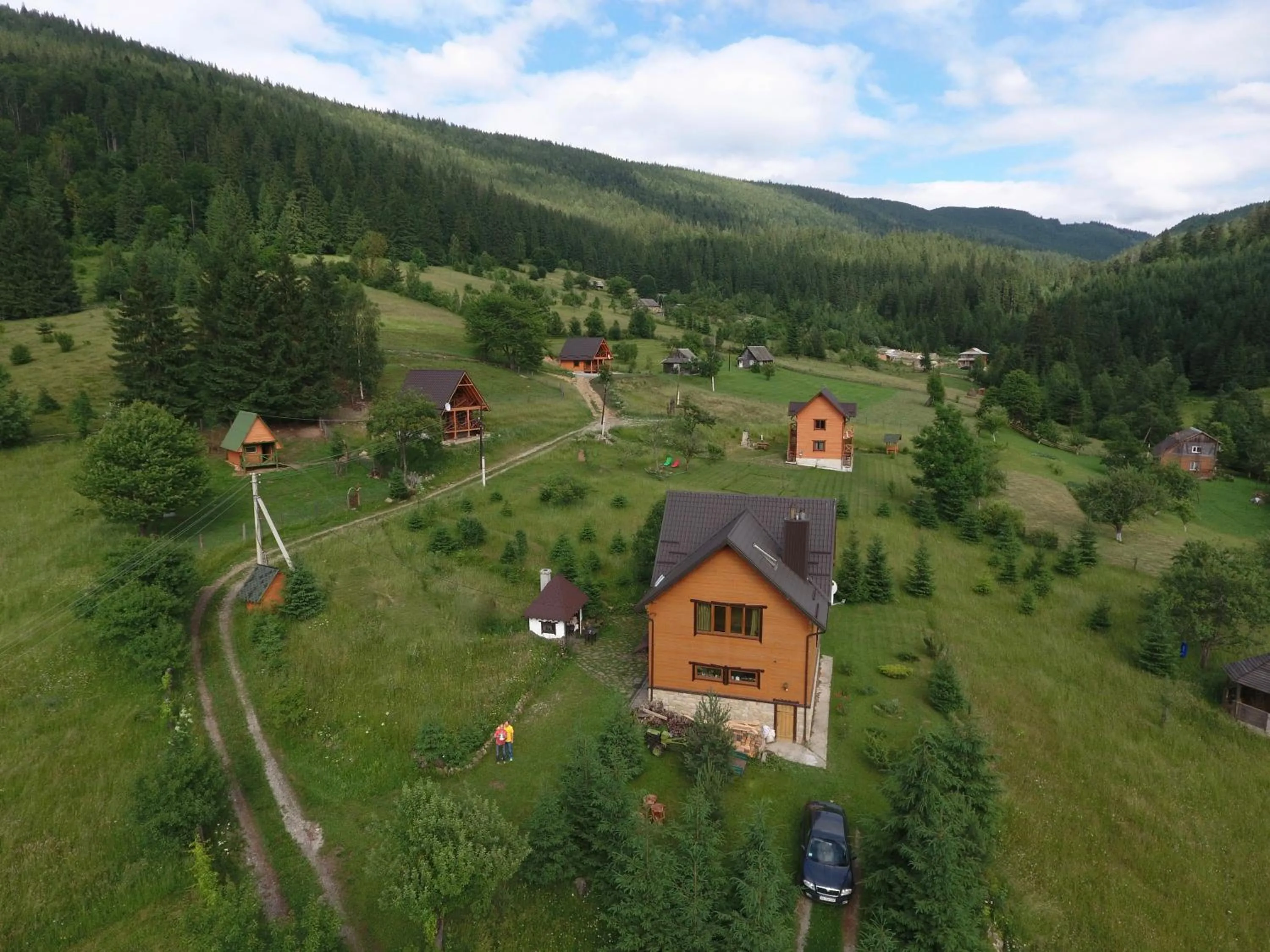 Bird's eye view in Kozichky Guest House