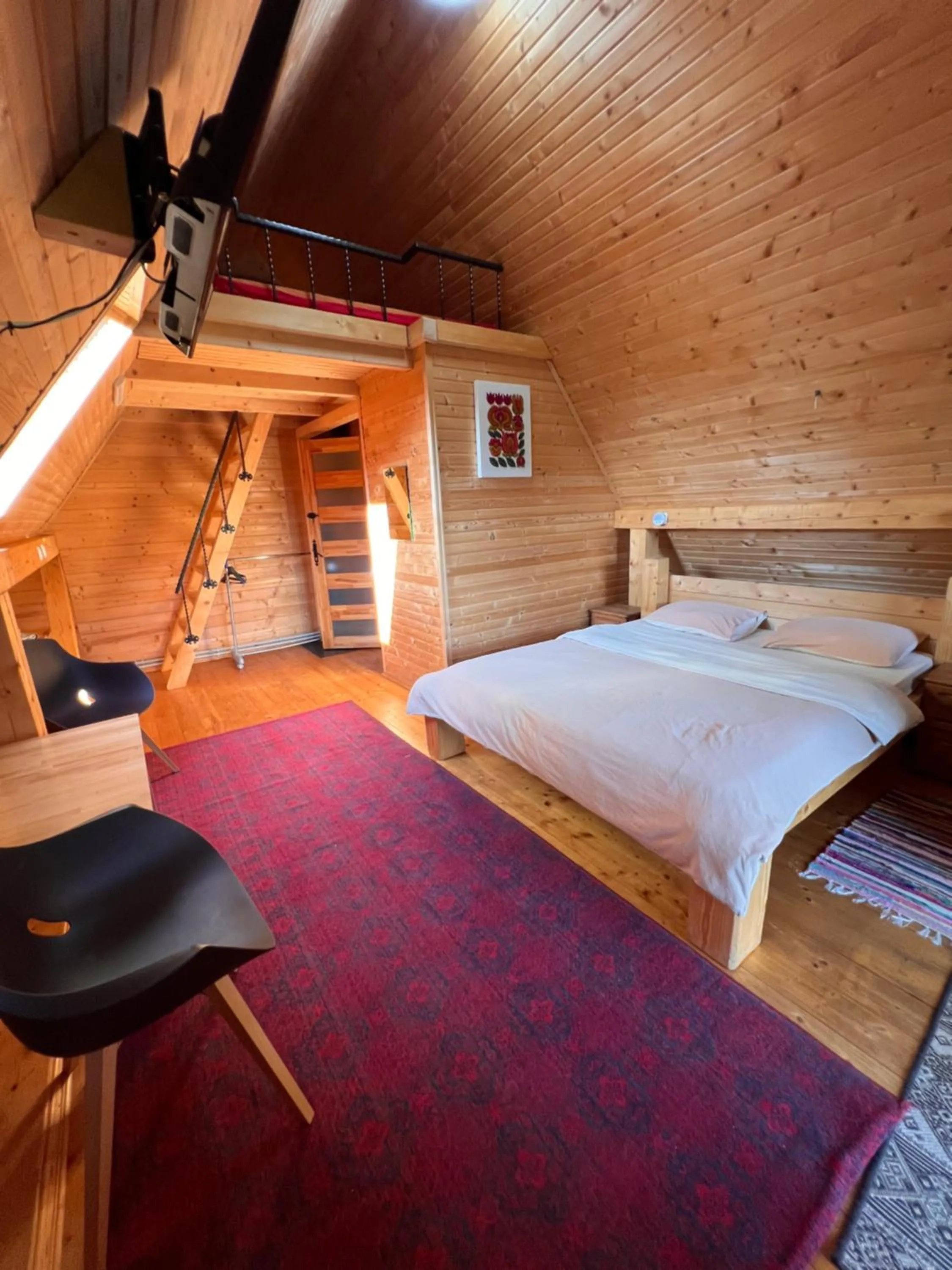 Bed in Kozichky Guest House