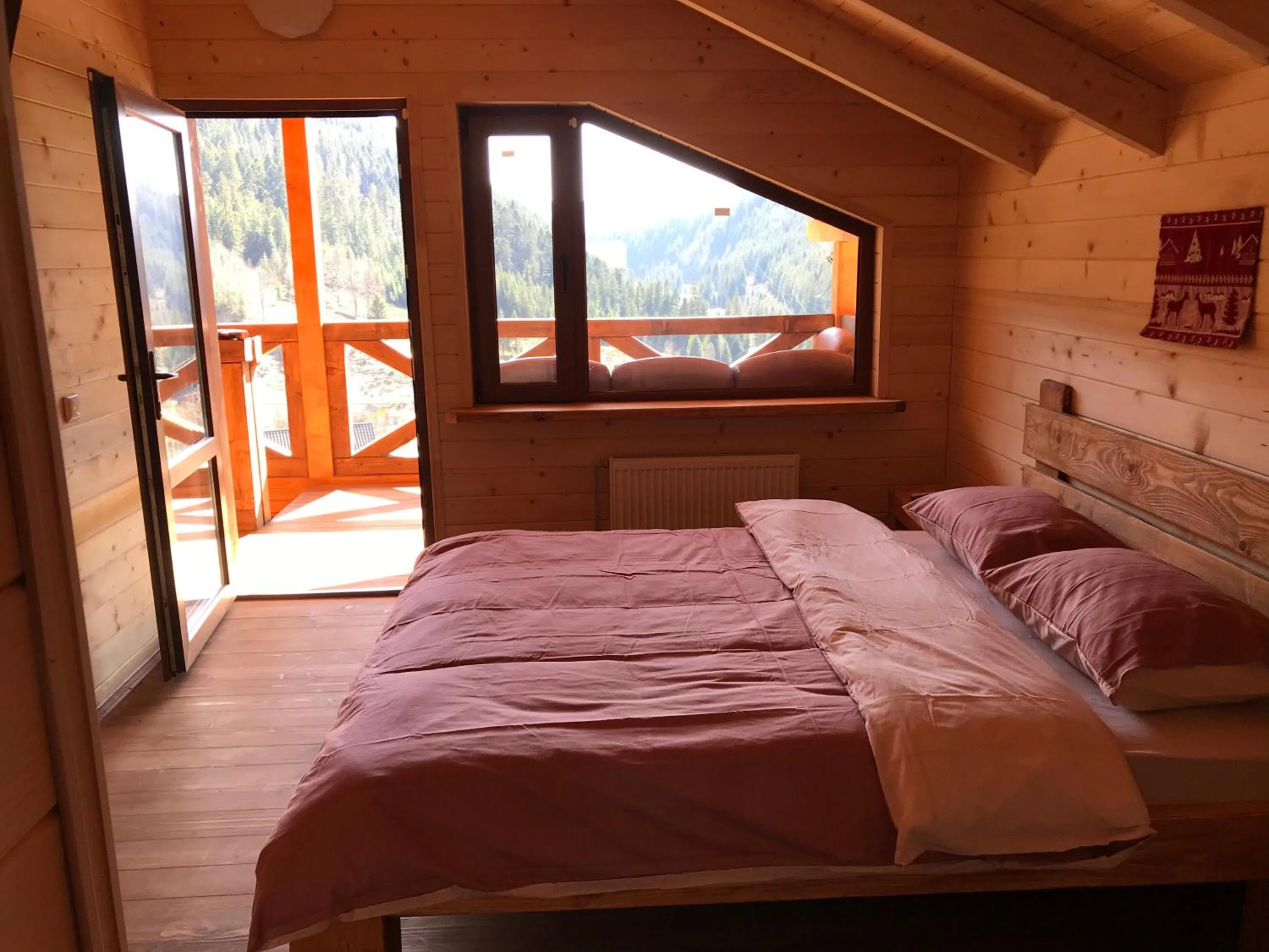 Bed in Kozichky Guest House