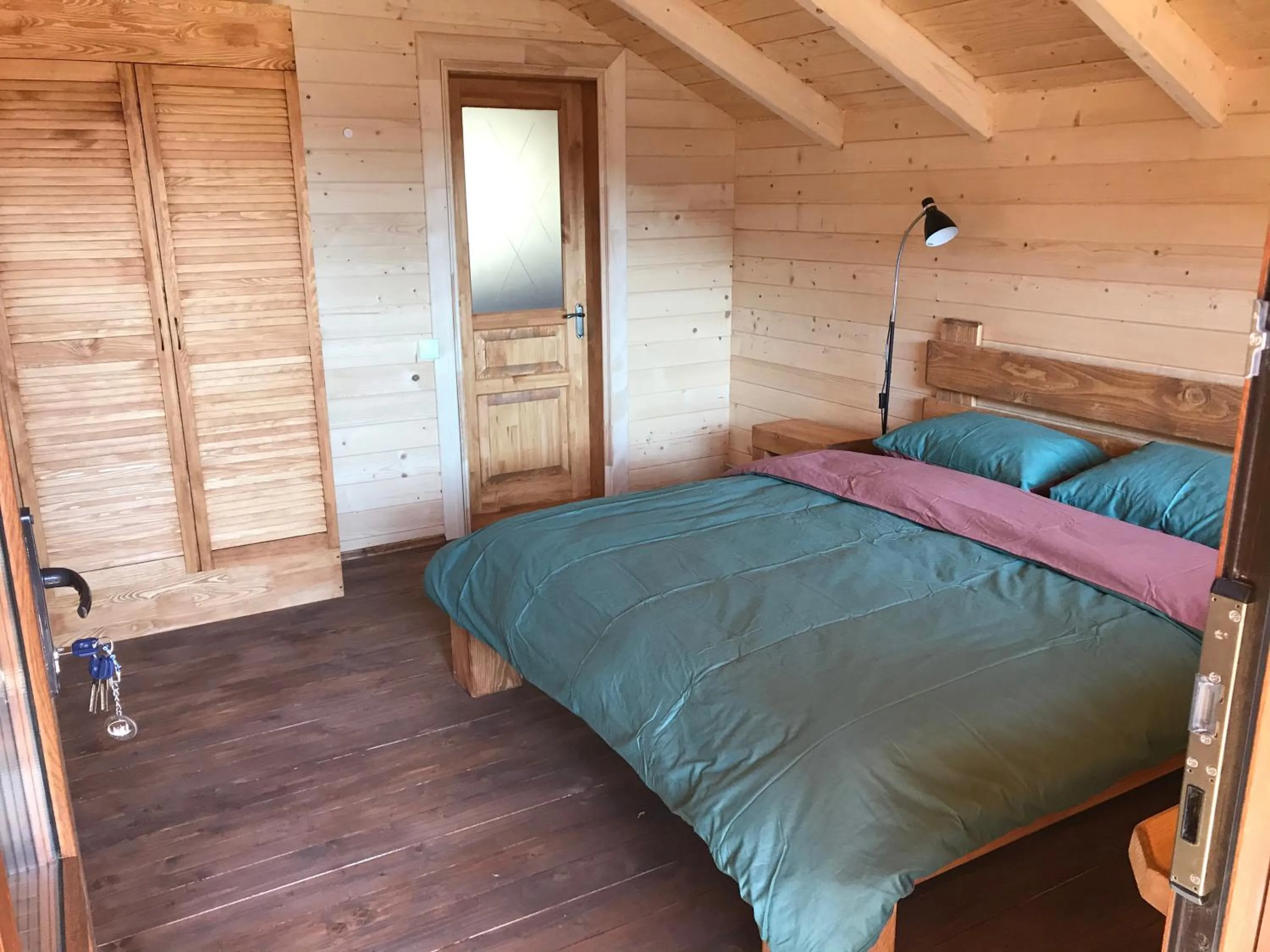 Bed in Kozichky Guest House